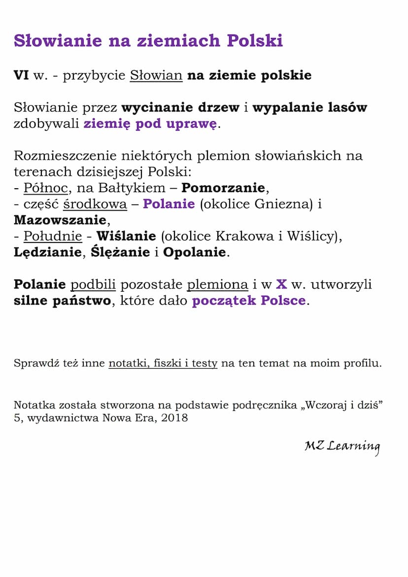 Zanim powstała Polska
Pradzieje ziem polskich
Przez tysiące lat dużą część ziem, na których obecnie
znajduje się Polska, pokrywał lądolód. P
