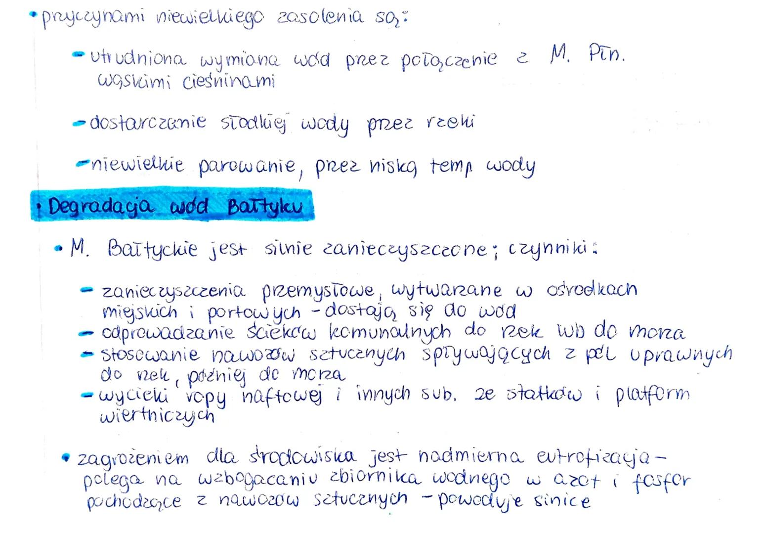 Morze Bałtyckie
Battyk
•niewielkie morze Śródlądowe
•z Morzem Północnym łączy się systemem cieśnin:
Sund, Wielki Bett, Mały Bett, Skagerrak,