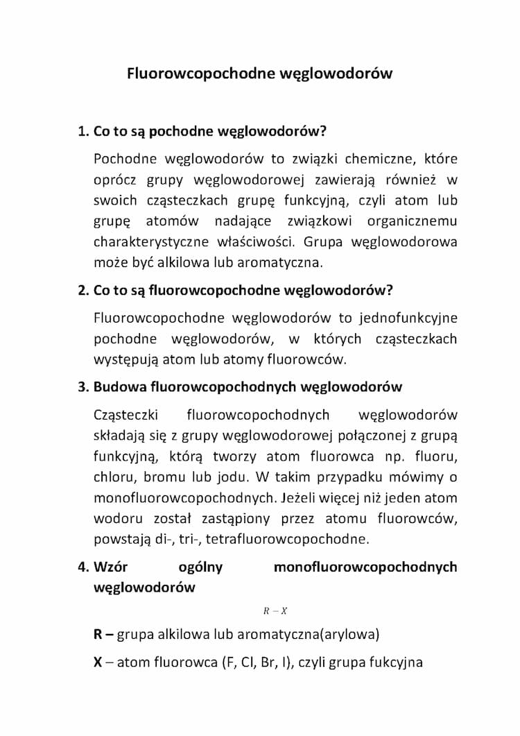 Know Fluorowcopochodne węglowodorów  thumbnail