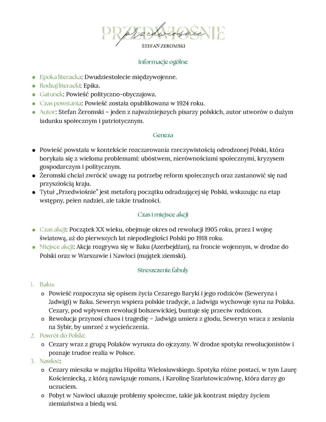 PRZEDWIOŚNIE