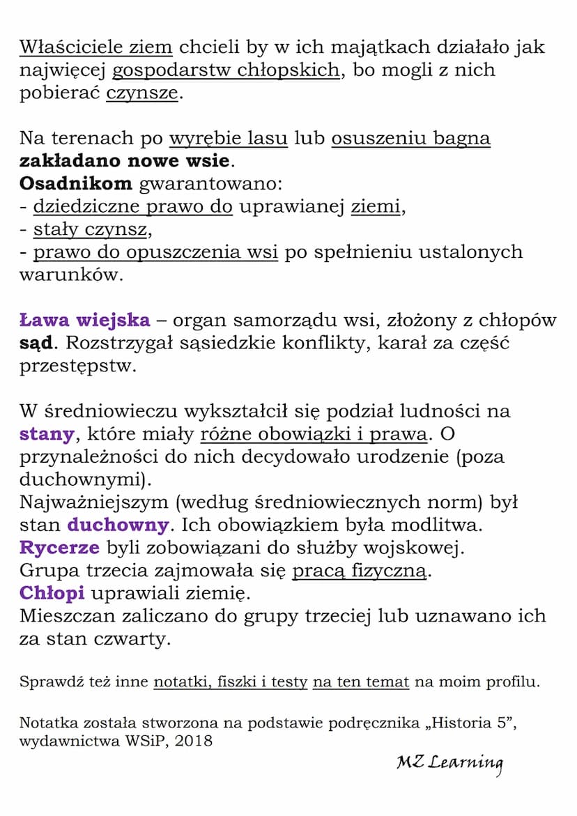 Napisz Jaki Wpływ Na życie Mieszkańców średniowiecznej Wsi Miała Przyroda Życie w średniowiecznej wsi - prezentacja i notatka (Historia) jako PDF