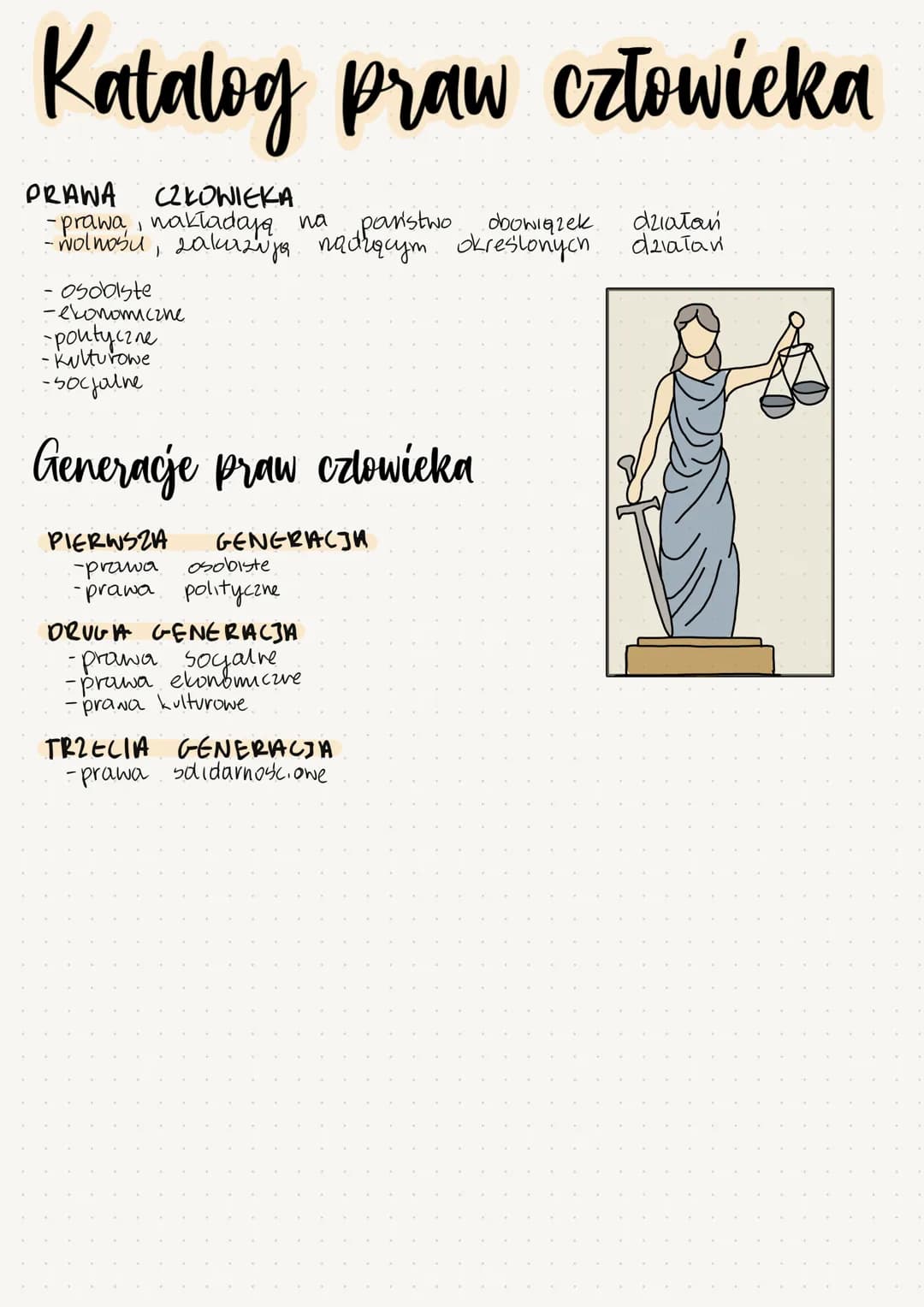 Katalog praw człowieka
PRAWA CZŁOWIEKA
-prawa, wakładają na państwo obowiązek
- wolnosu, sakurziją nadzącym okreslonych.
- osobiste
-ekonomi