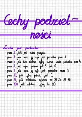 Know Cechy podzielności liczb naturalnych thumbnail