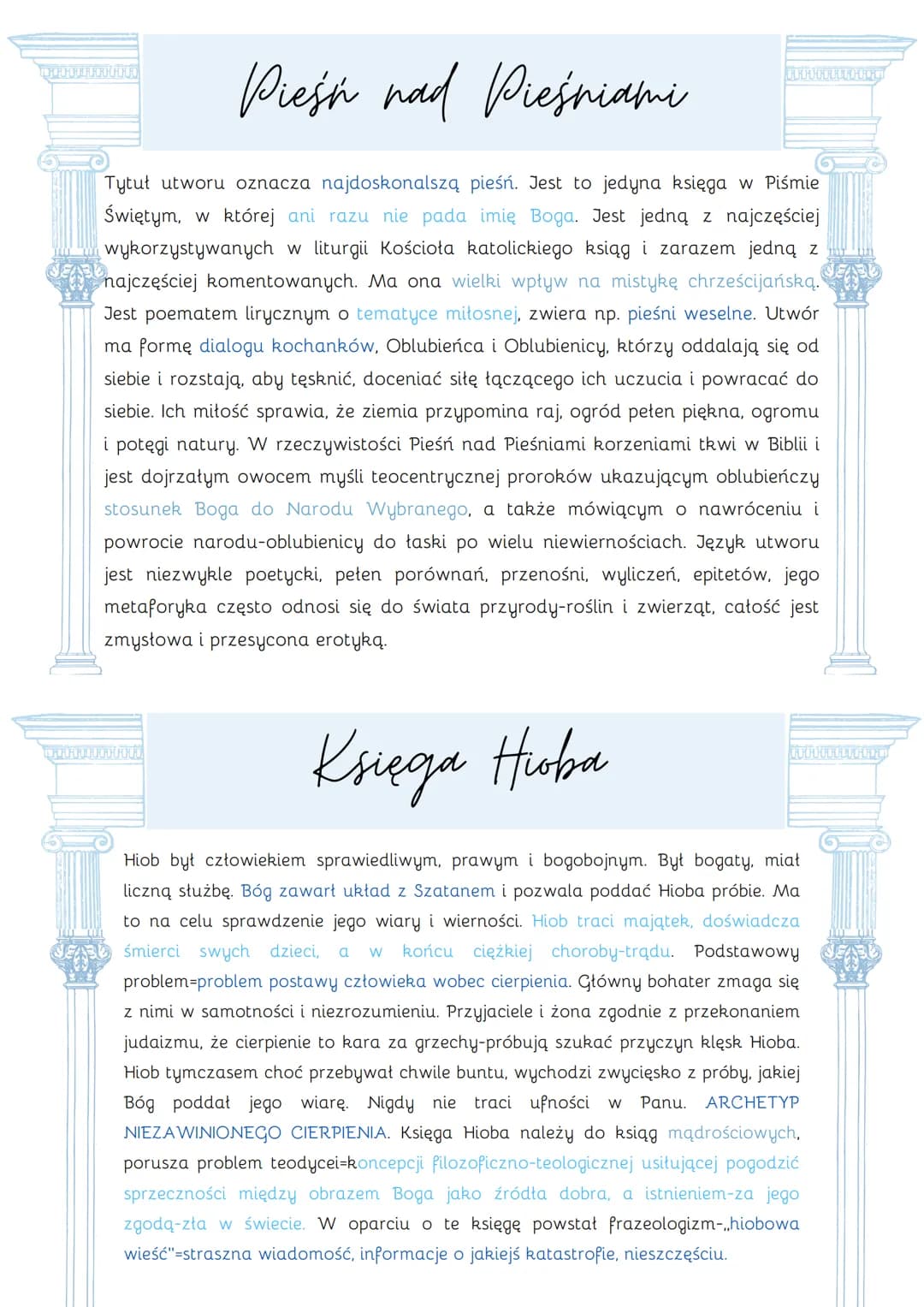 
<p>Drugie źródło kultury europejskiej.</p>
<p>Nazwa dzieła oznacza w języku greckim "księgi". Biblia określana jest także jako Pismo Święte