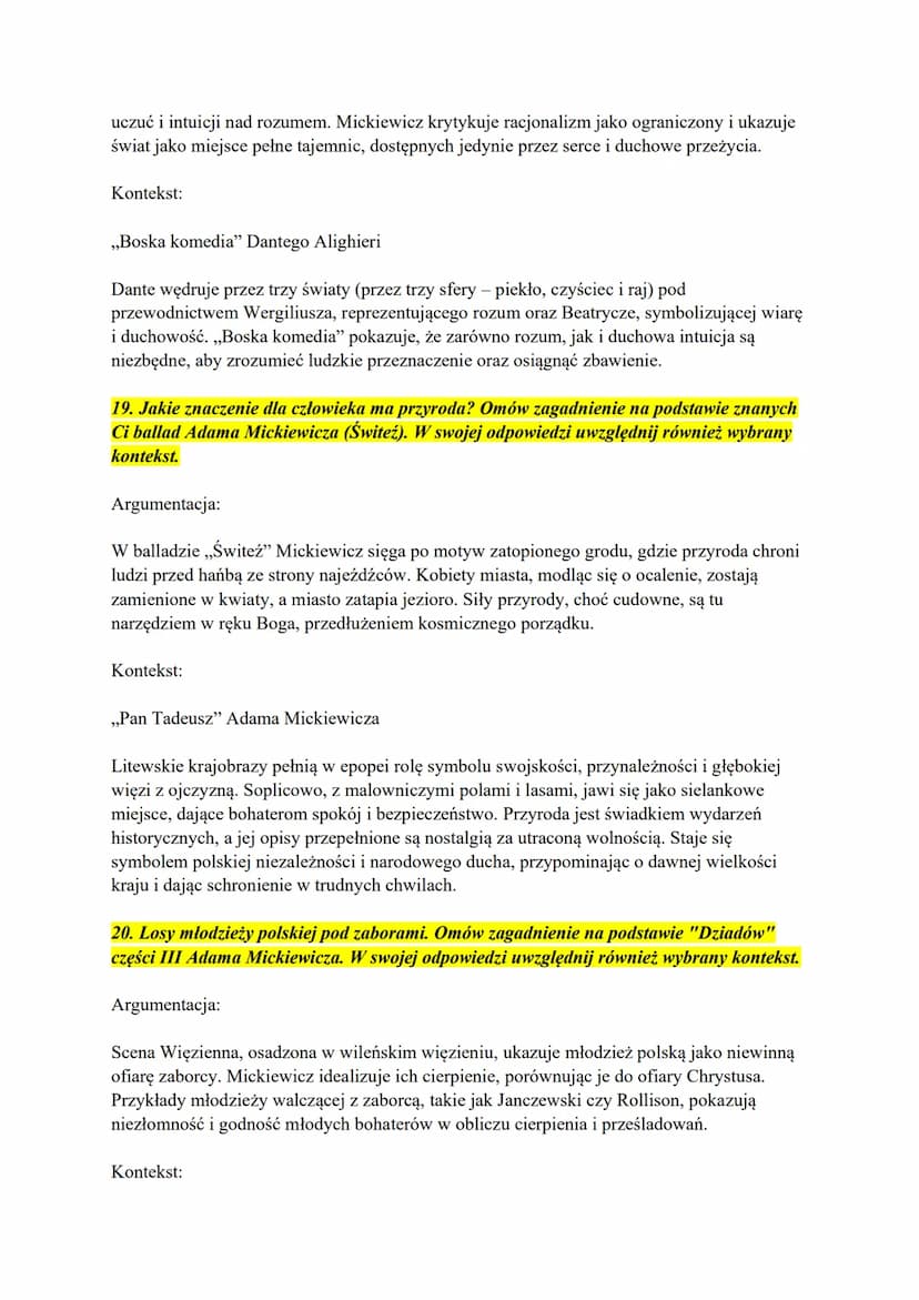 # Biblia

1. Motyw cierpienia niezawinionego. Omów zagadnienie na podstawie znanych Ci
fragmentów Księgi Hioba. W swojej odpowiedzi uwzględn