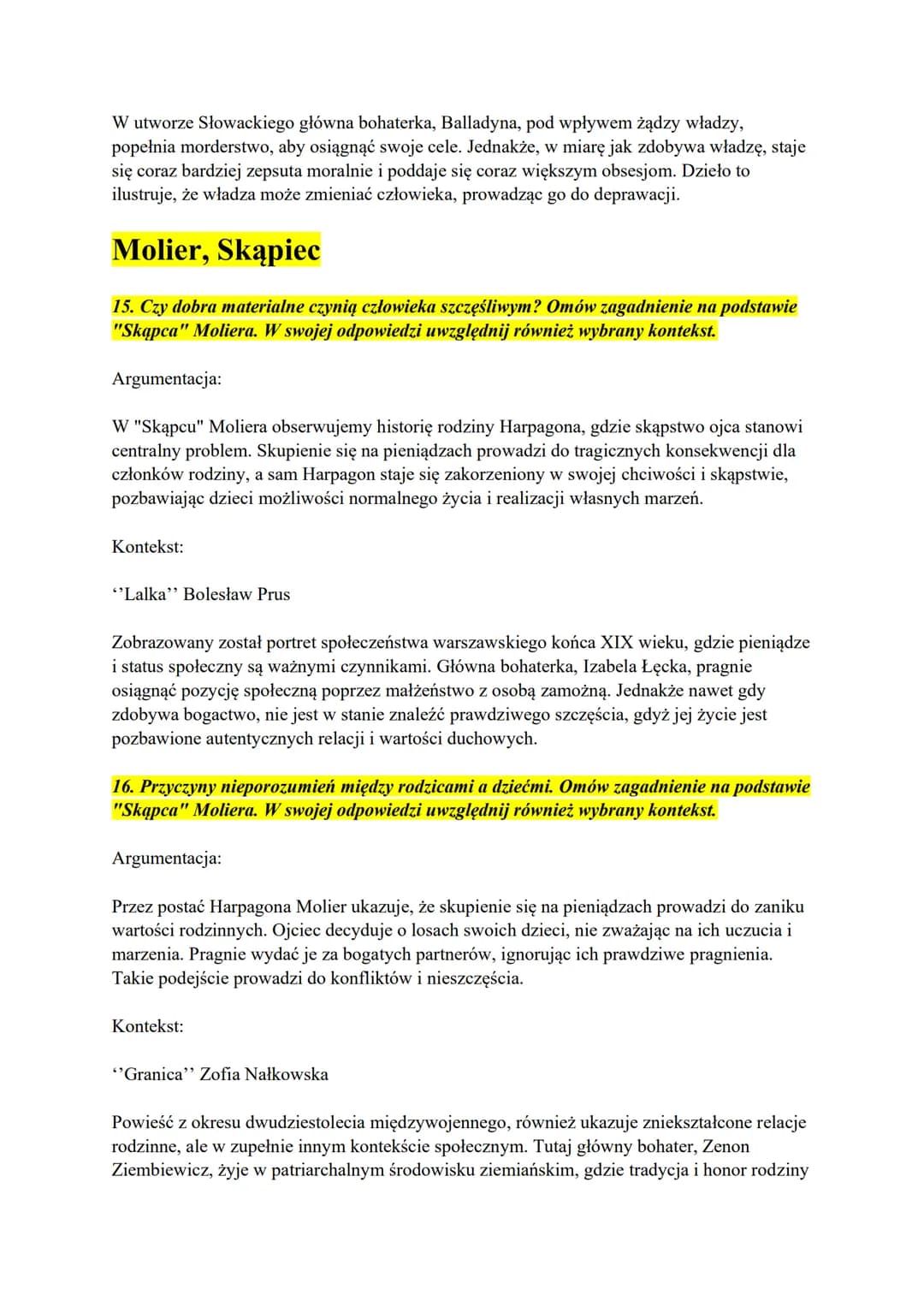 # Biblia

1. Motyw cierpienia niezawinionego. Omów zagadnienie na podstawie znanych Ci
fragmentów Księgi Hioba. W swojej odpowiedzi uwzględn