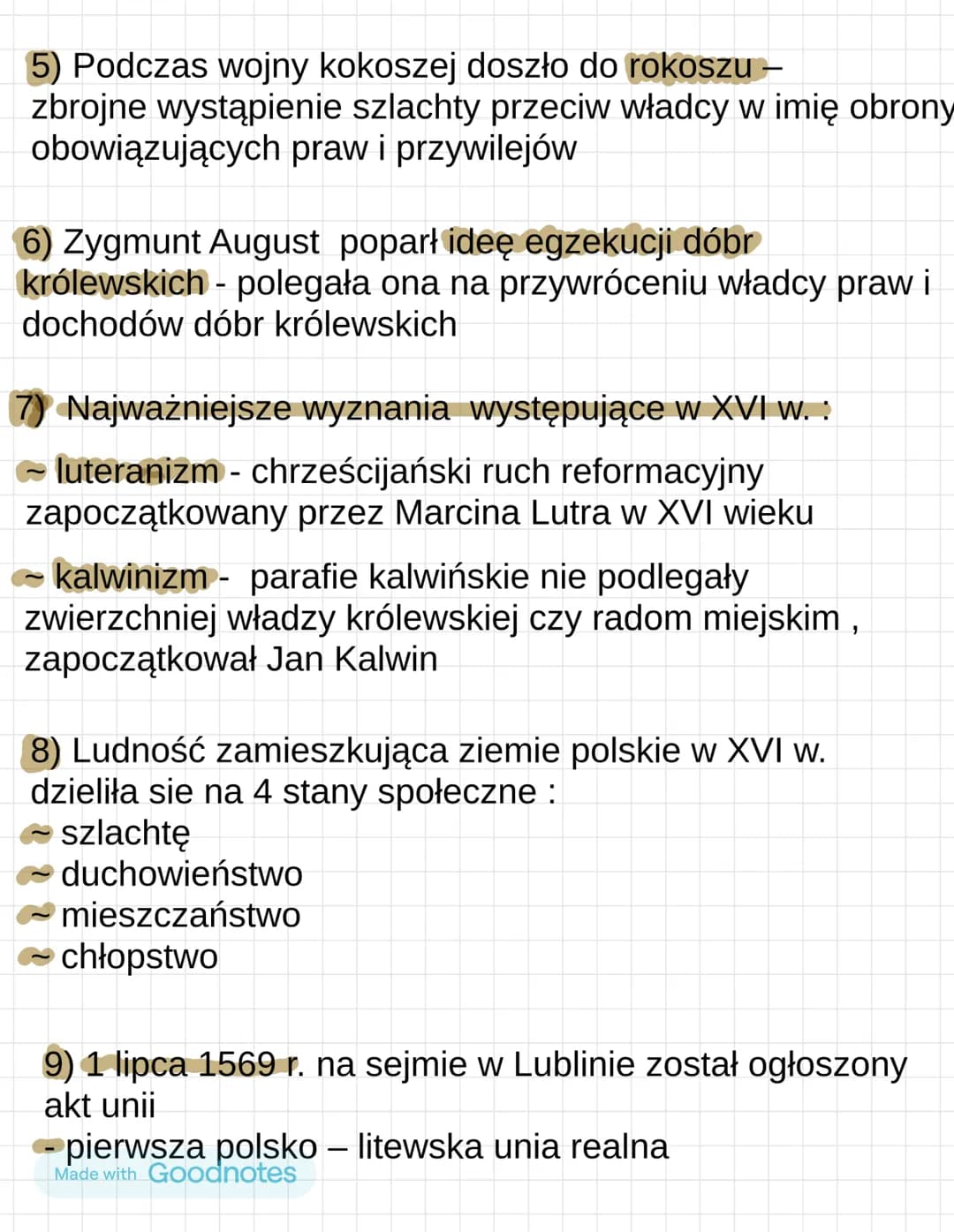 ZŁOTY WIEK
RZECZYPOSPOLITEJ
WAŻNE DATY:
1514 r. - bitwa pod Orszą
1519 r. wojna pruska
1525 r.
-
hold pruski
1533 r. podpisano pokój wieczys