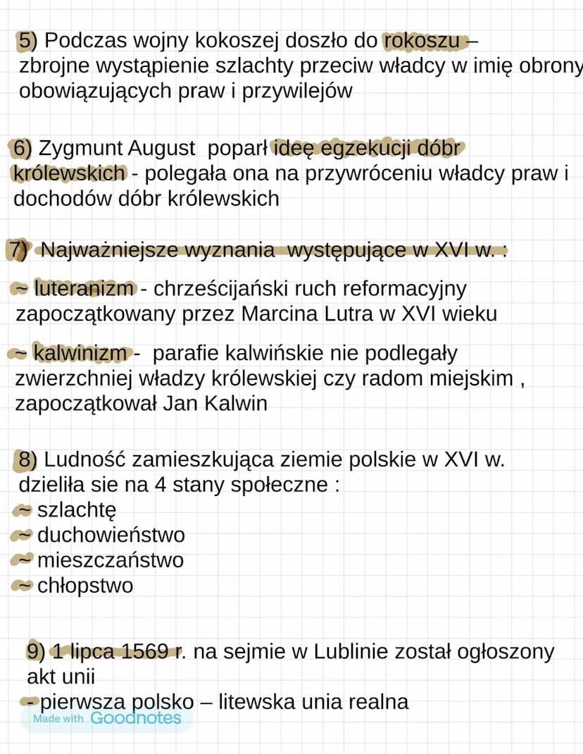 ZŁOTY WIEK
RZECZYPOSPOLITEJ
WAŻNE DATY:
1514 r. - bitwa pod Orszą
1519 r. wojna pruska
1525 r.
-
hold pruski
1533 r. podpisano pokój wieczys