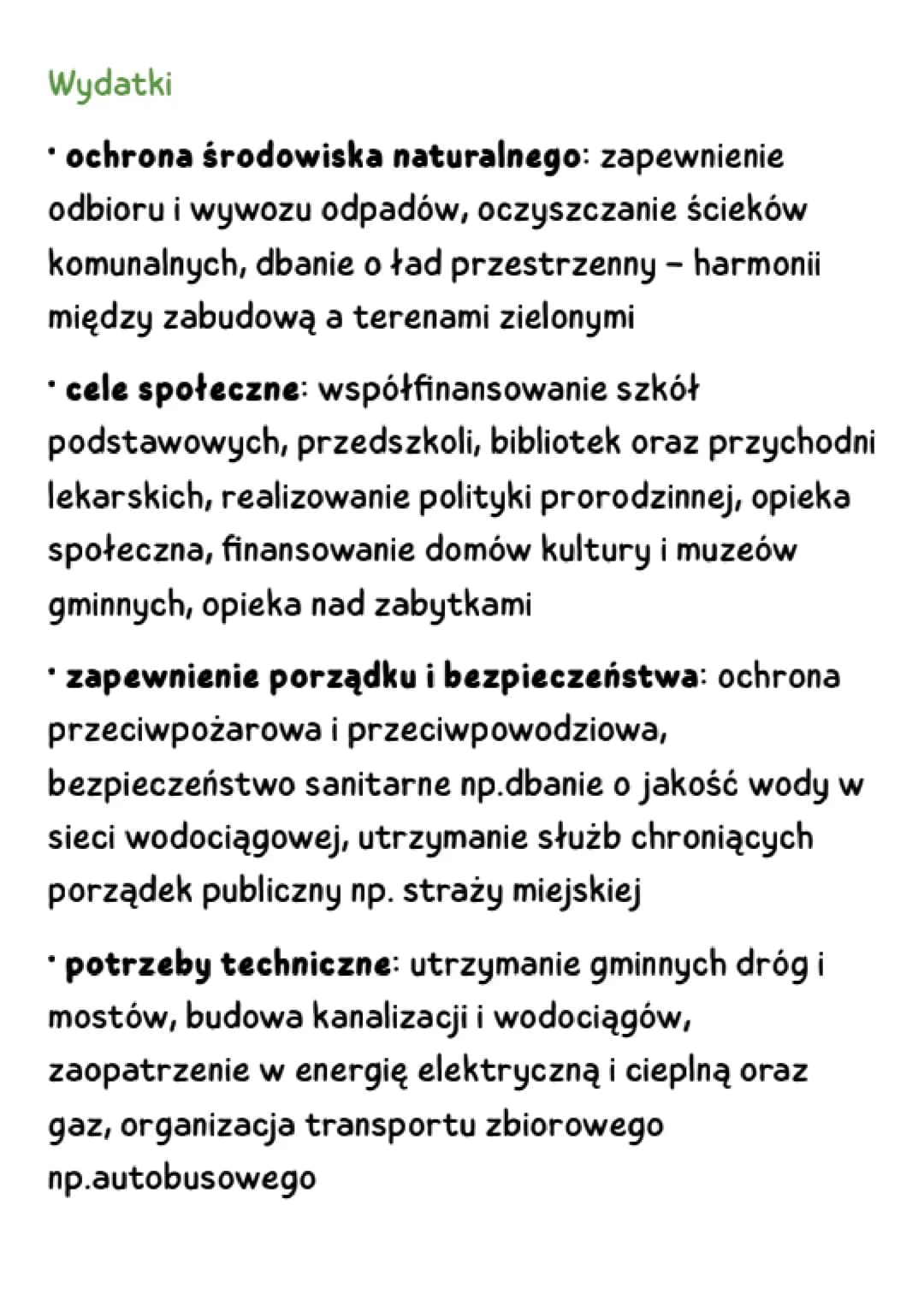Samorząd gminny
Organy gminy
• gminy wiejskie - rada gminy i wójt
• miasta i gminy miejsko-wiejskie - rada miasta
i burmistrz
• duże miasta 
