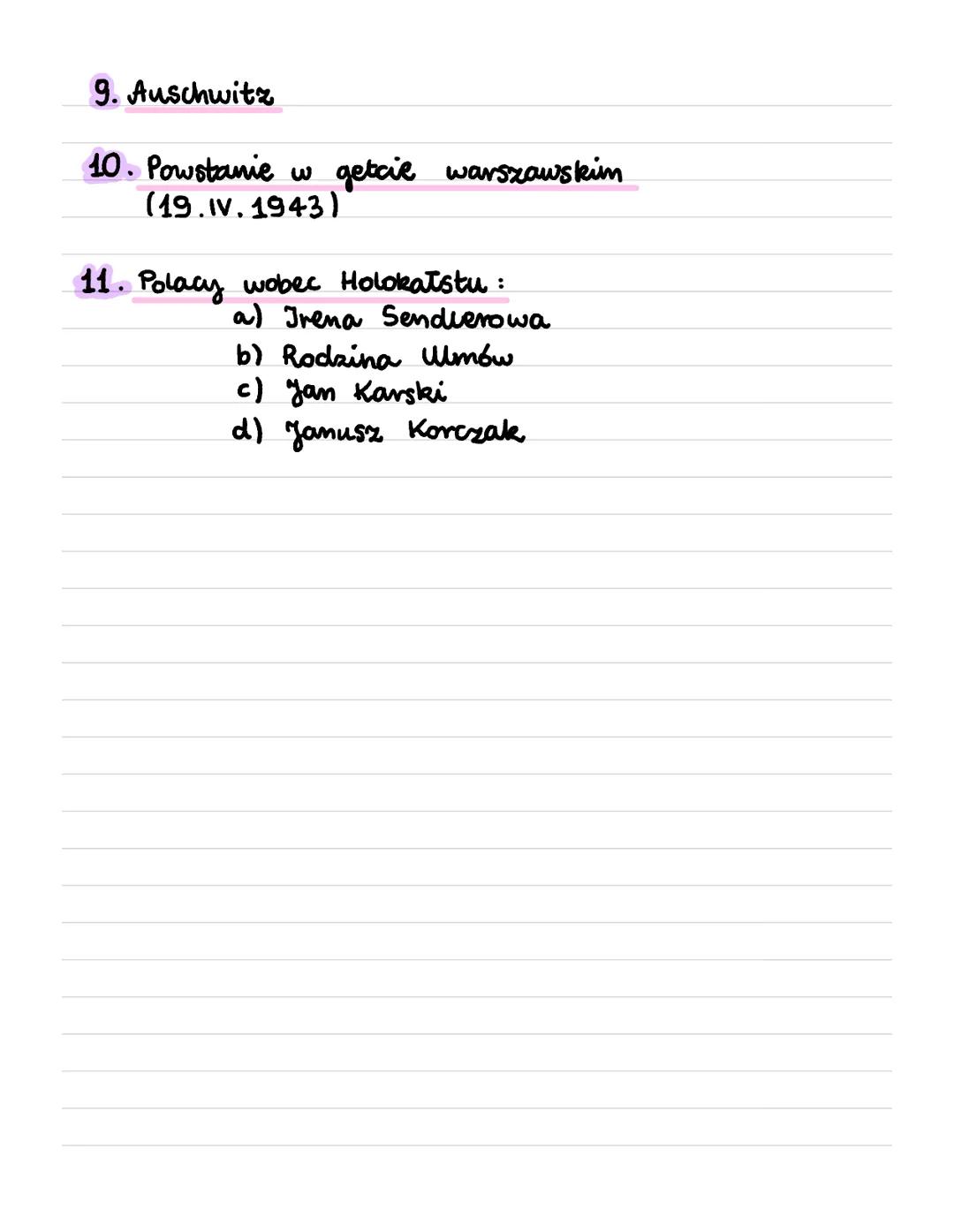 temat: Polityka Niemiec w okupowanej Europie.
1. Eksterminacja
2. Pacyfikacja
3. Wyzysk ekonomiczny
●
4. Terror:
przymuszanie do pracy na be