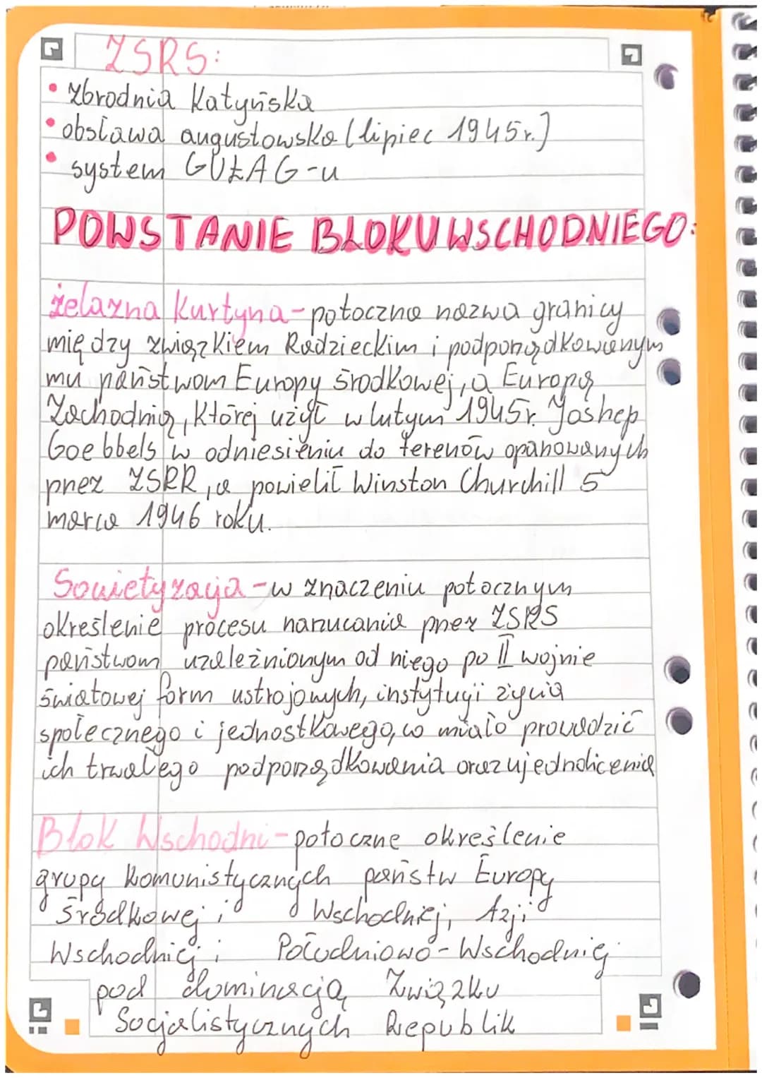 HAT
Podstawy nowego porządku Europy i świata
po II wojnie światowej
Rozpad Koalicji antyhitlerowskiej spowodował
podzieł swiata no dwa wrogi
