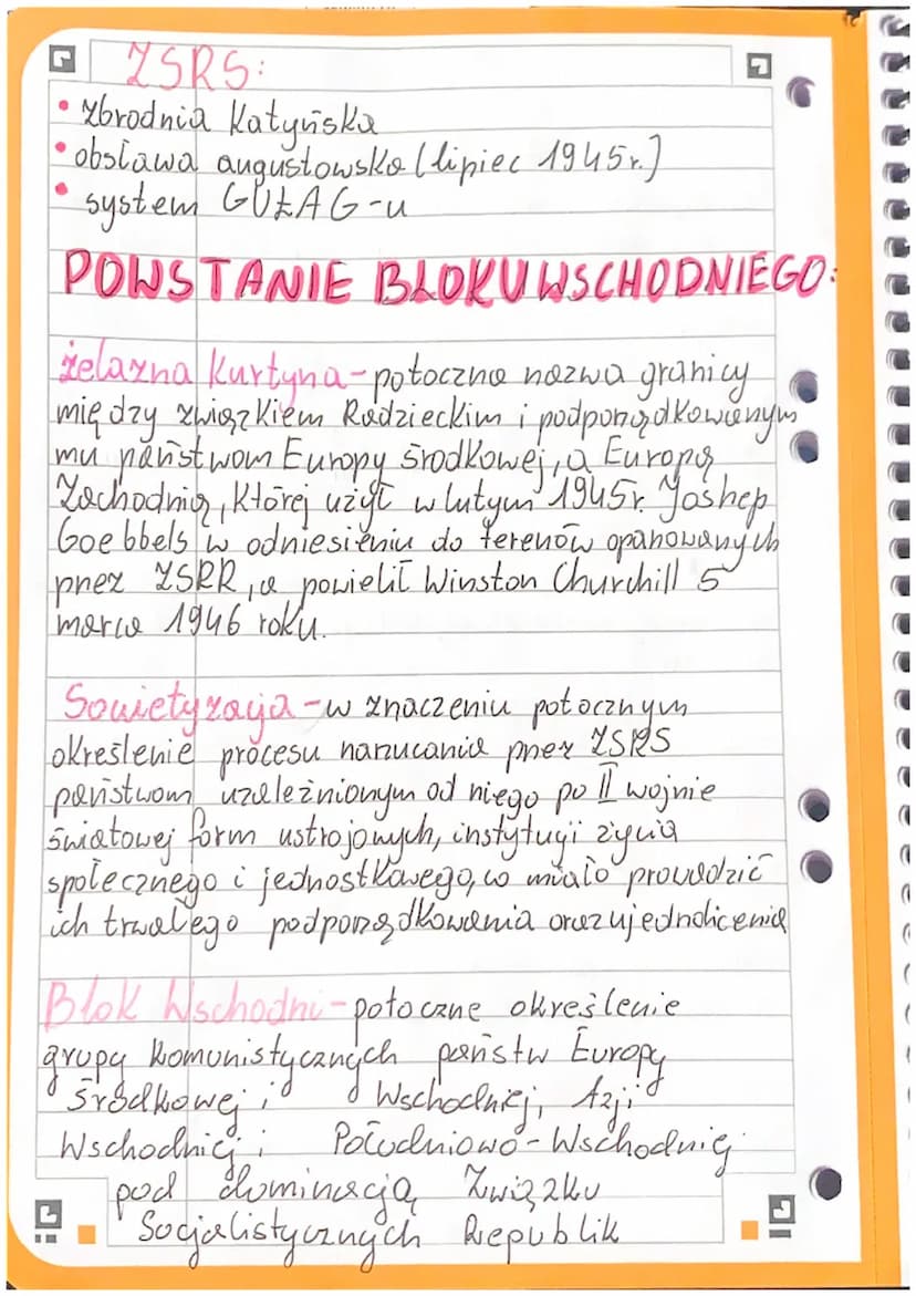 HAT
Podstawy nowego porządku Europy i świata
po II wojnie światowej
Rozpad Koalicji antyhitlerowskiej spowodował
podzieł swiata no dwa wrogi