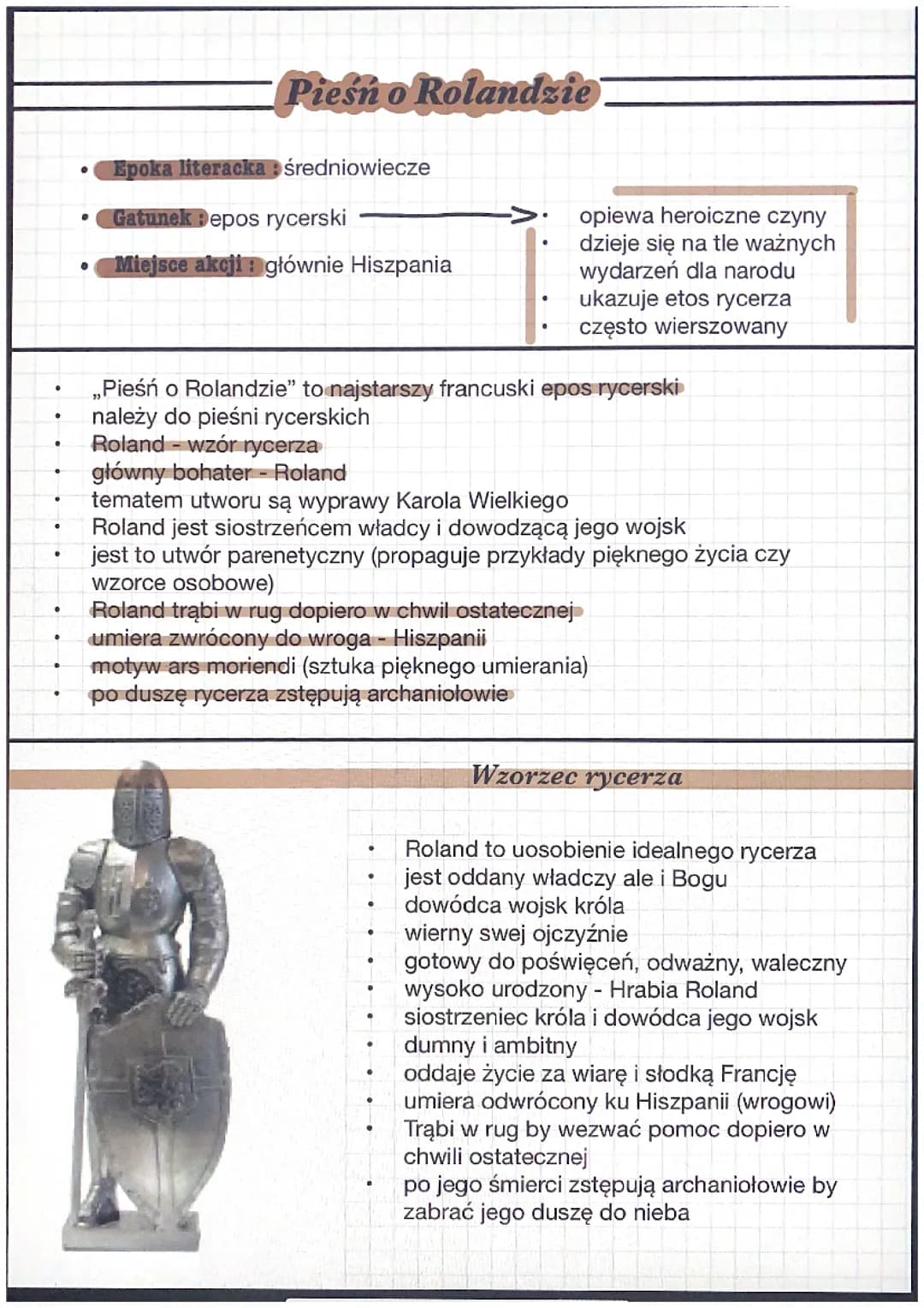 Pieśń o Rolandzie średniowiecze 