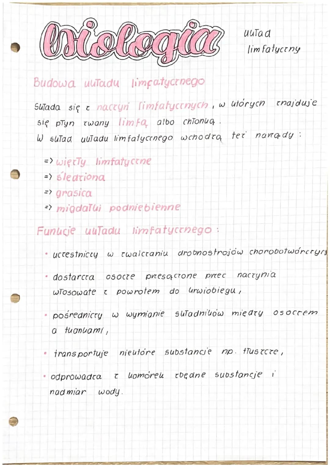 Układ limfatyczny 
