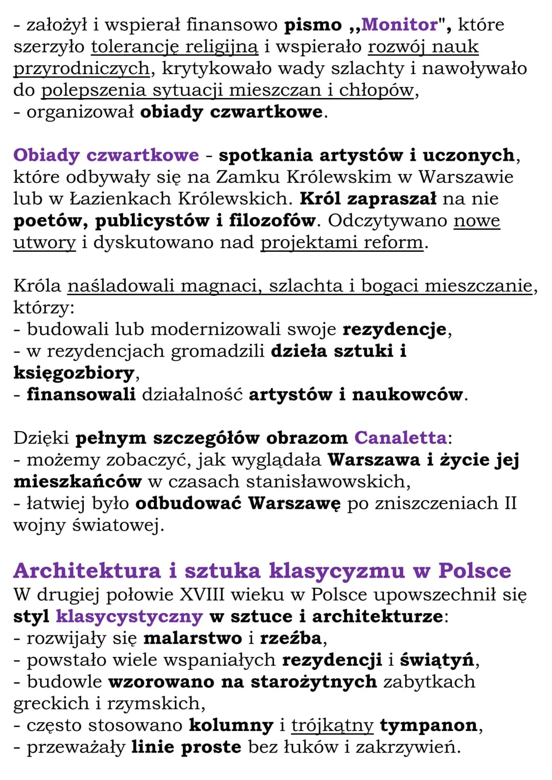 Kultura polskiego
oświecenia
Literatura okresu oświecenia
Druga połowa XVIII w. - oświecenie w Europie.
Na polskich pisarzy wpływały dzieła 