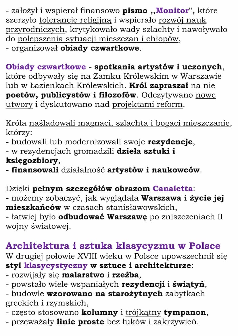 Kultura polskiego
oświecenia
Literatura okresu oświecenia
Druga połowa XVIII w. - oświecenie w Europie.
Na polskich pisarzy wpływały dzieła 