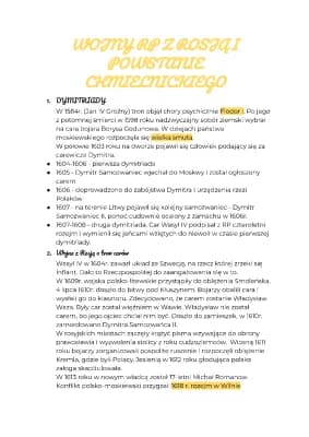 Know wojny RP z Rosją i powstanie Chmielnickiego thumbnail