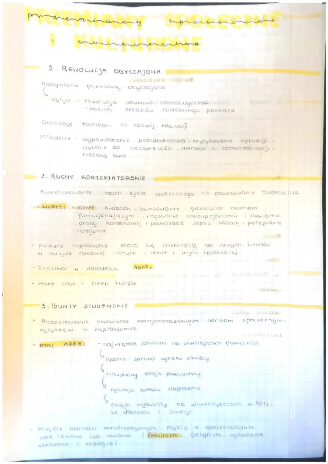 Zmiany społeczne i kulturowe podczas zimnej wojny