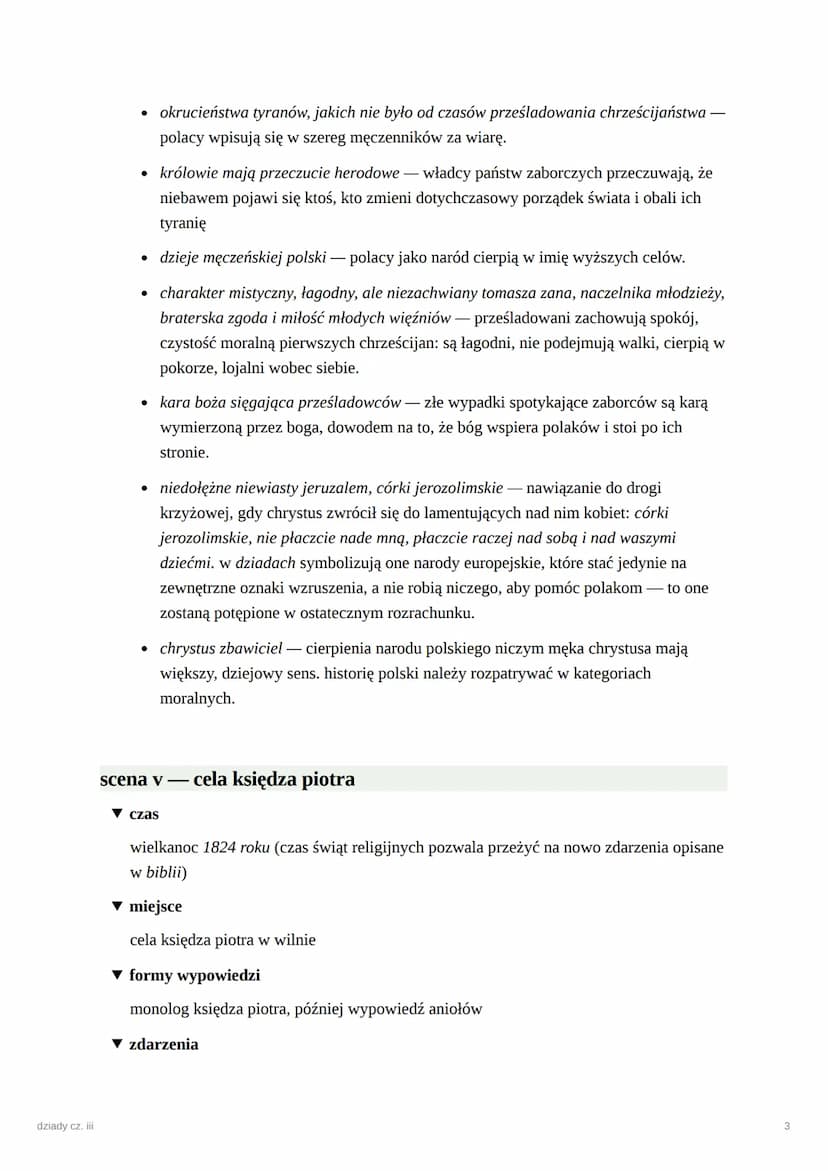 dziady cz. iii
dziady cz. iii
geneza
●
napisane wiosną 1832 roku w dreźnie, dokąd mickiewicz przybył z wielkopolski po
upadku powstania list