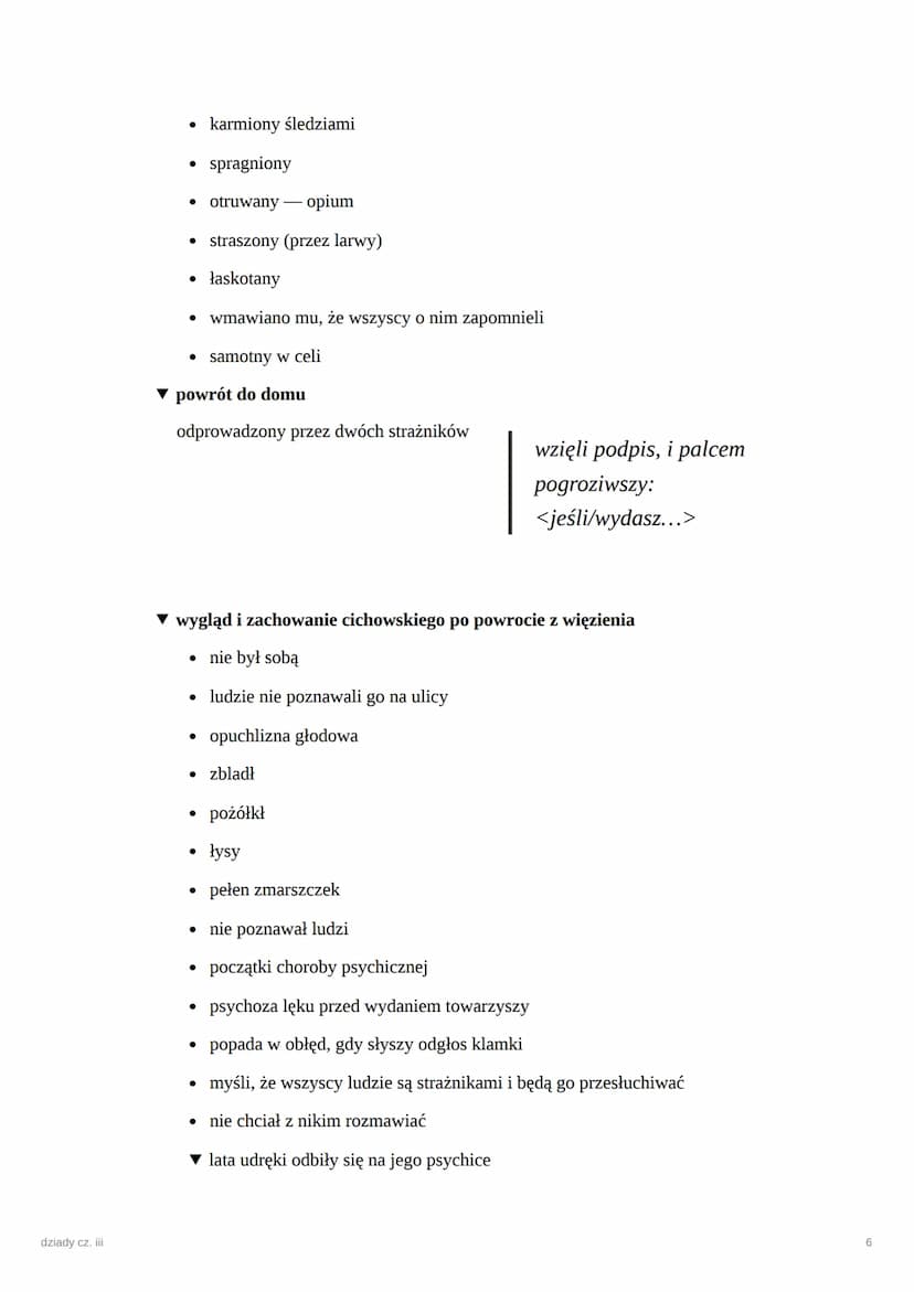 dziady cz. iii
dziady cz. iii
geneza
●
napisane wiosną 1832 roku w dreźnie, dokąd mickiewicz przybył z wielkopolski po
upadku powstania list