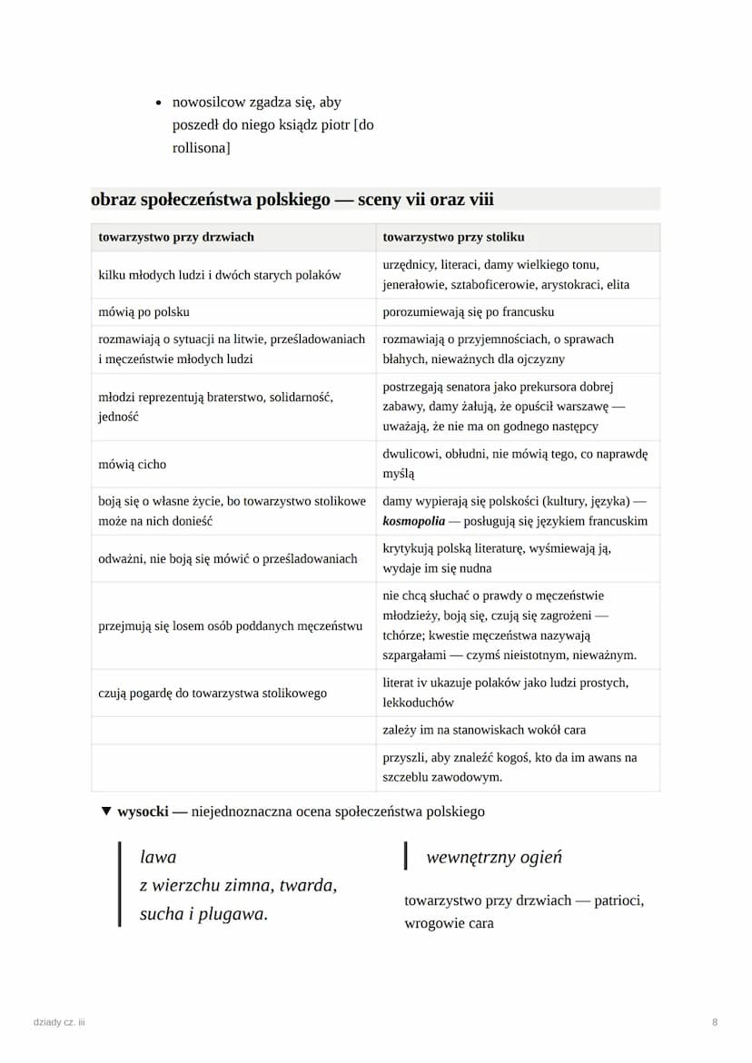dziady cz. iii
dziady cz. iii
geneza
●
napisane wiosną 1832 roku w dreźnie, dokąd mickiewicz przybył z wielkopolski po
upadku powstania list