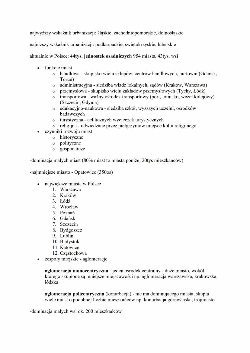 LICZBA LUDNOŚCI POLSKI I JEJ ZMIANY
liczba ludności w Polsce (2020r.): 38 265 000
depopulacja - wyludnianie się określonego regionu
przyczyn