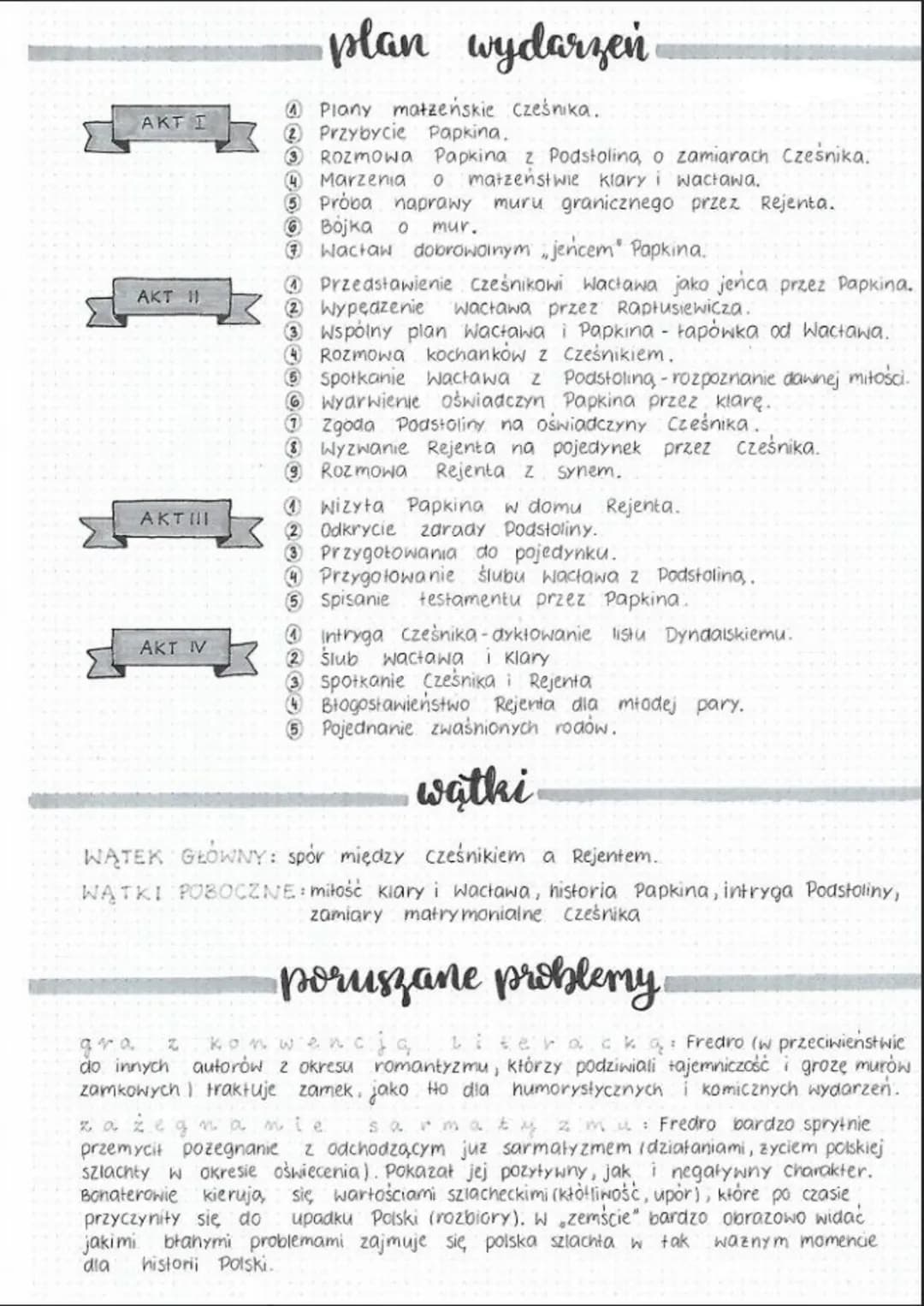 Zemsia
epoka romantyzm
Rodzaj dramat
gatunek komedia (komedia charakterów)
ALEKSANDER FREDRO
geneza
Treść zemsty" ma swe źródło w autentyczn
