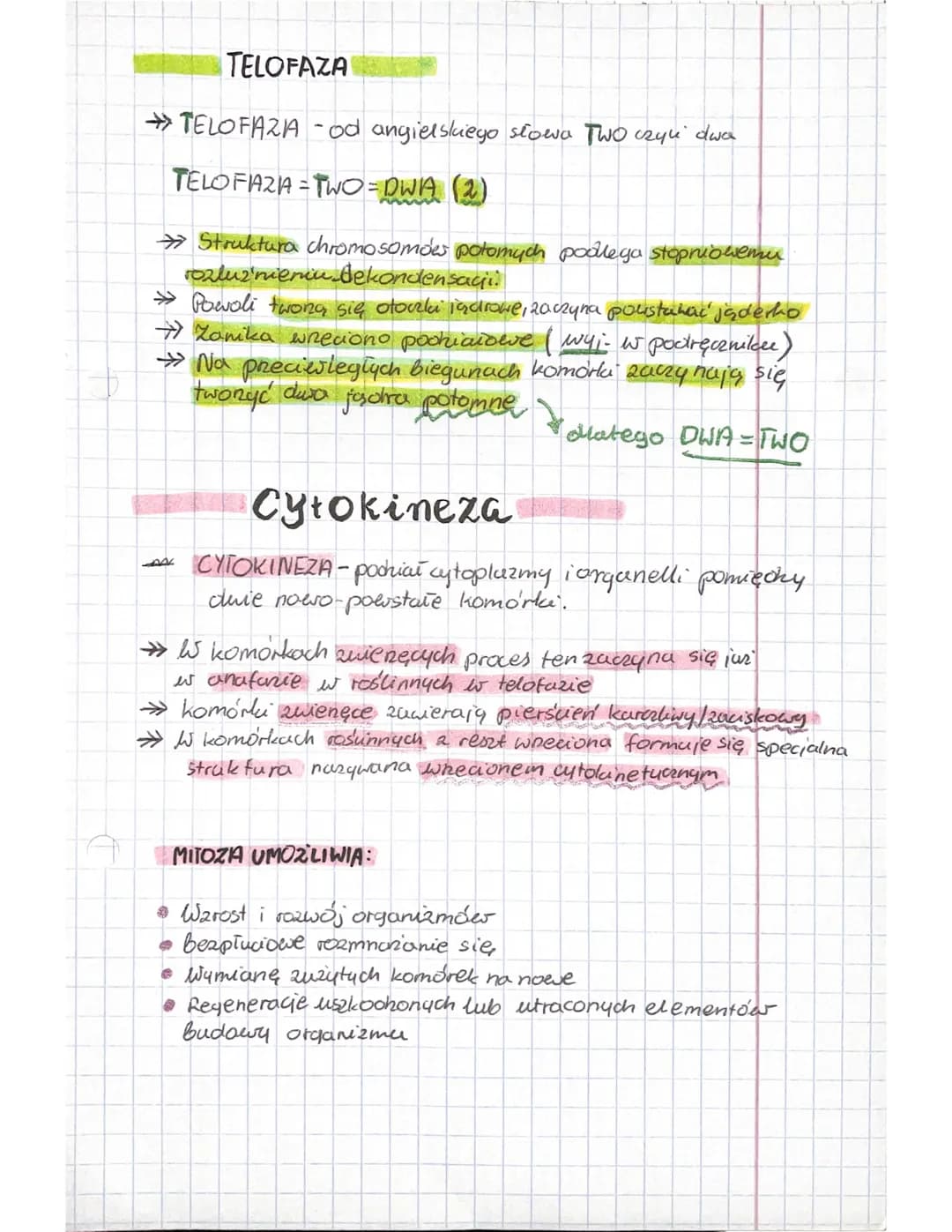 mitoza
FAZA
M
ecccccccce
ROZWOJ
REPLIKACJA
ONA
INTERFAZA
FUNKCJE
KOMÓRKI
CYKL KOMÓRKOWY
→Cykl komórkowy - jest
to takie ucie komórki.
Najpie
