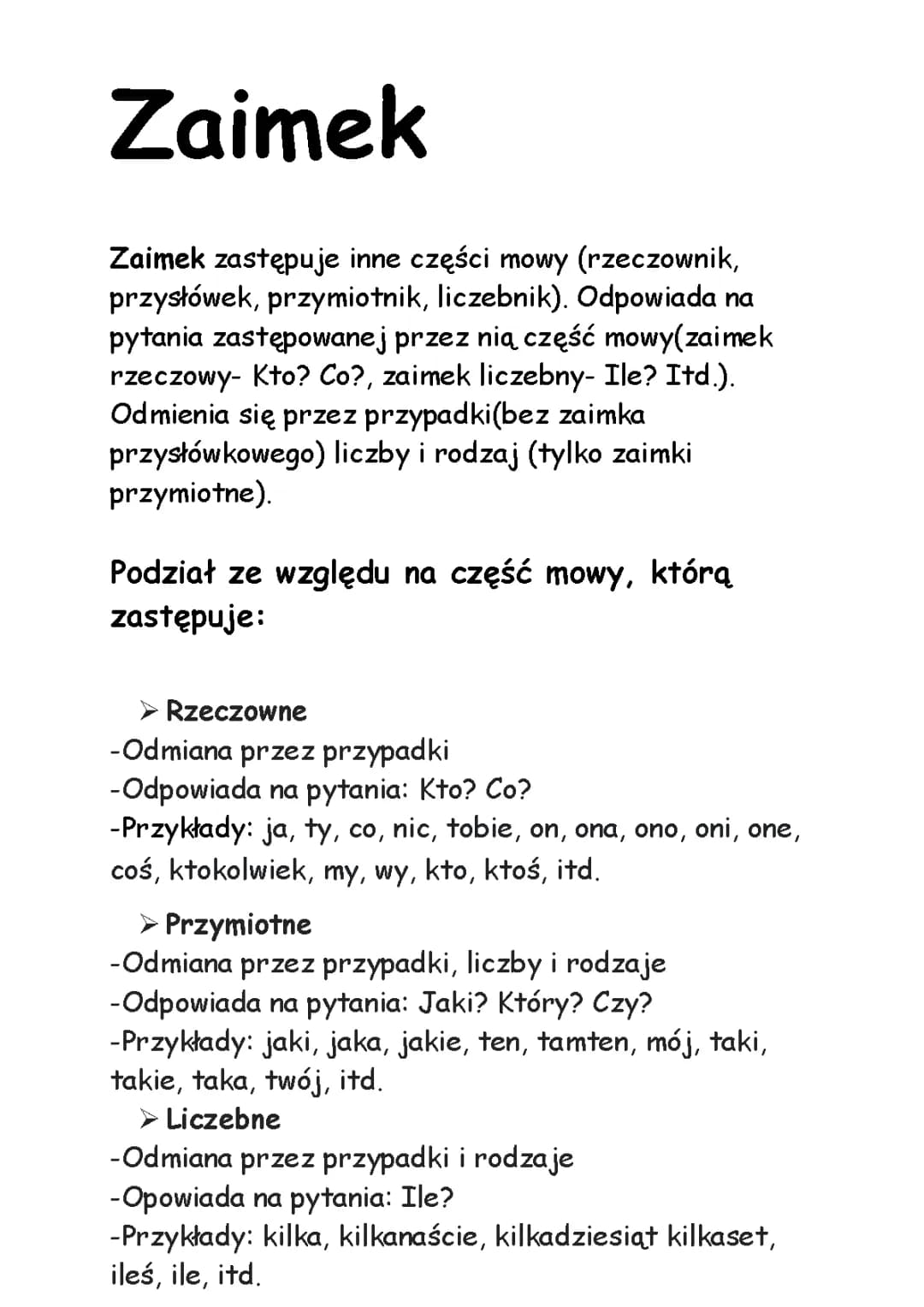 Zaimki