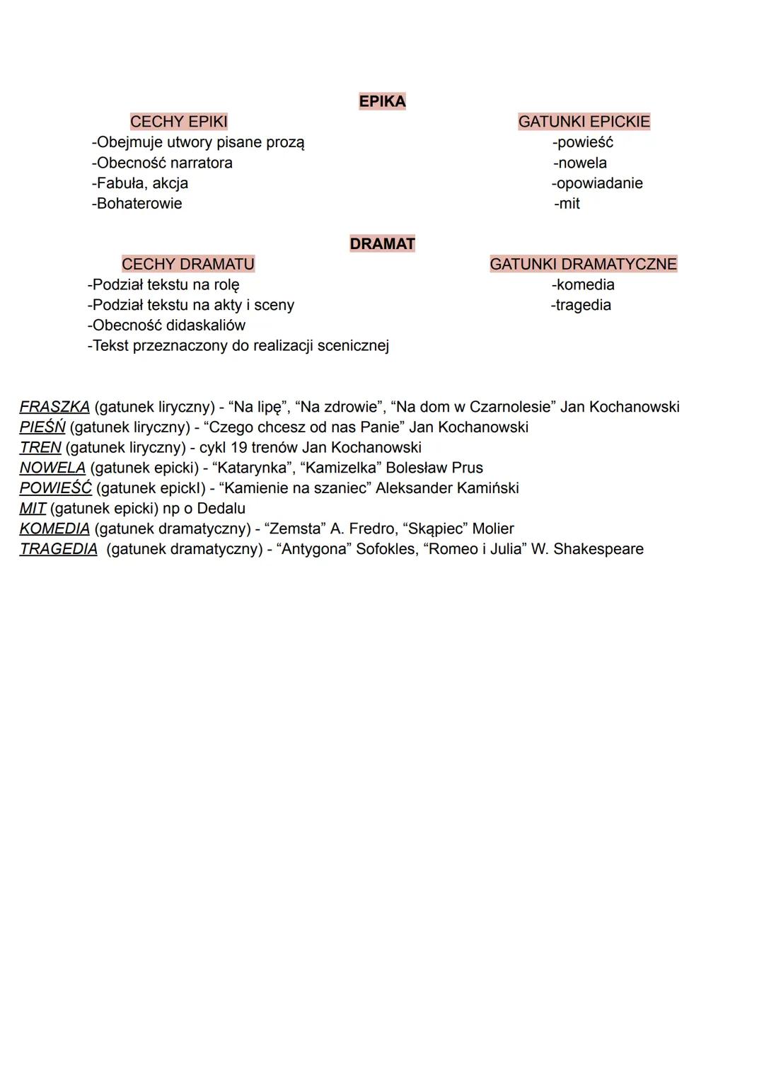 LITERATURA Z PERSPEKTYWY HISTORYCZNO-LITERACKIEJ - PODZIAŁ LITERATURY NA EPOKI
1.CO TO JEST PERIODYZACJA LITERATURY?
(period = okres = etap 