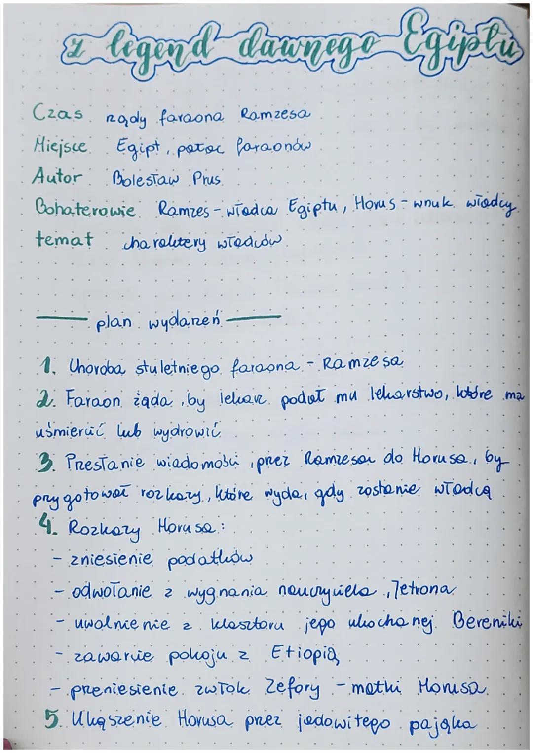 Z legend dawnego Egiptu