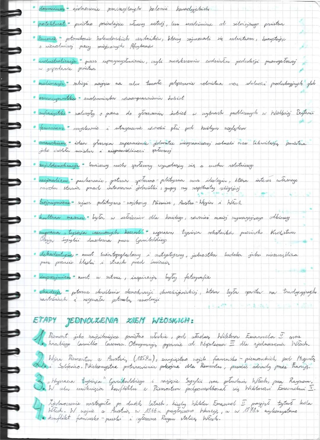 Powtórzenie
Postaci:
• Abraham Lincoln; republikanin, został prezydentem USA, zyskał popularność i autorytet
casie wojny secesyjnej, zginet
