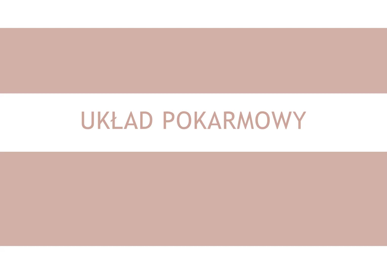 UKŁAD POKARMOWY 1. Organiczne składniki pokarmowe
2. Nieorganiczne składniki pokarmowe
3. Funkcje układu pokarmowego
4. Budowa układu pokarm