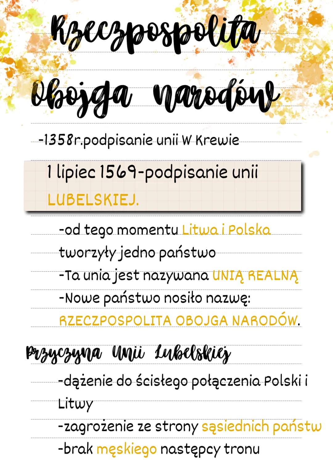 Rzeczpospolita
obojga narodów
-1358r.podpisanie unii W Krewie
1 lipiec 1569-podpisanie unii
LUBELSKIEJ.
-od tego momentu Litwa i Polska.
two