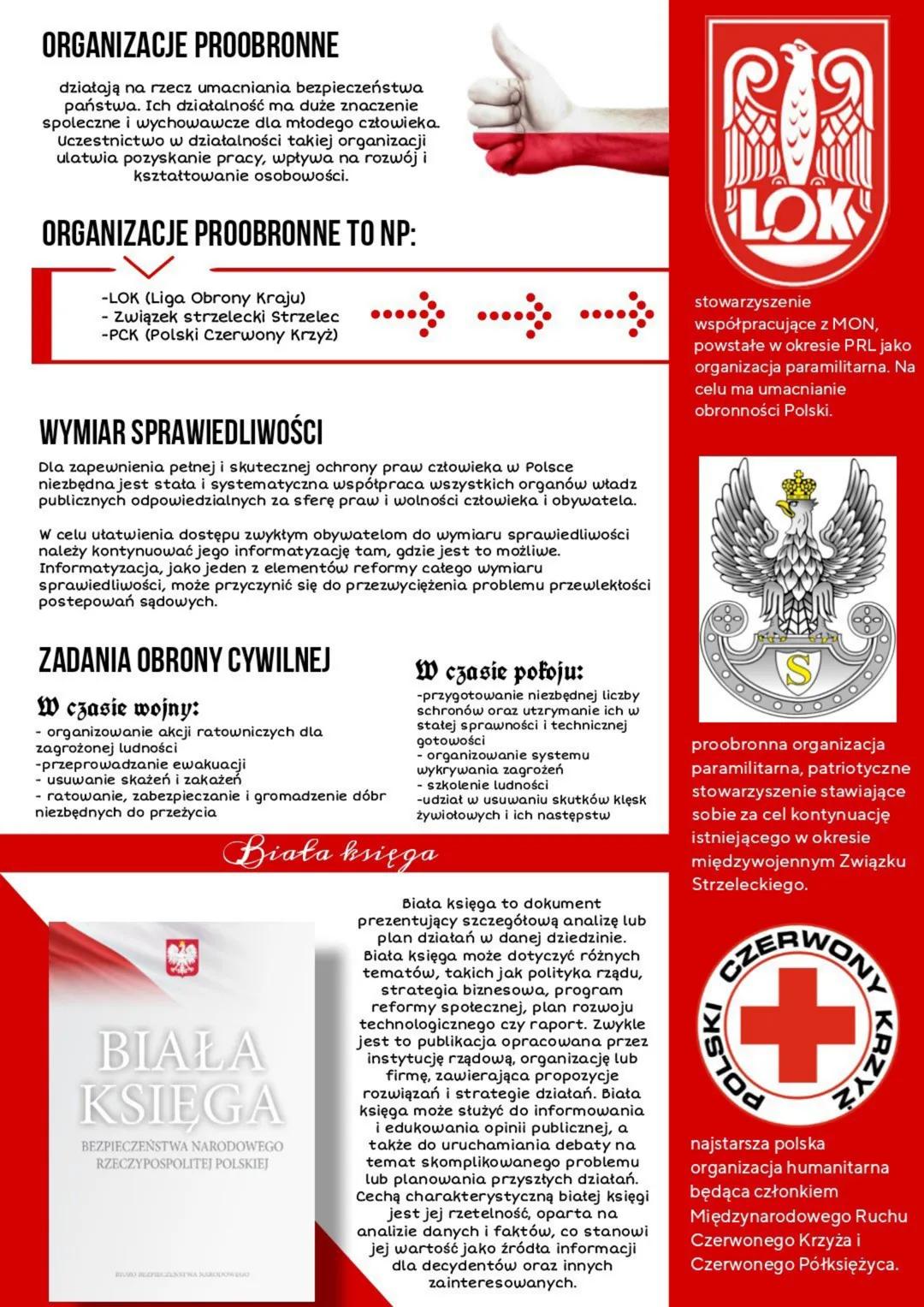 SYSTEM BEZPIECZEŃSTWA NARODOWEGO
RZECZYPOSPOLITEJ
POLSKIEJ
SYSTEM BEZPIECZEŃSTWA NARODOWEGO
RZECZYPOSPOLITEJ POLSKIEJ
Jest to system obejmuj