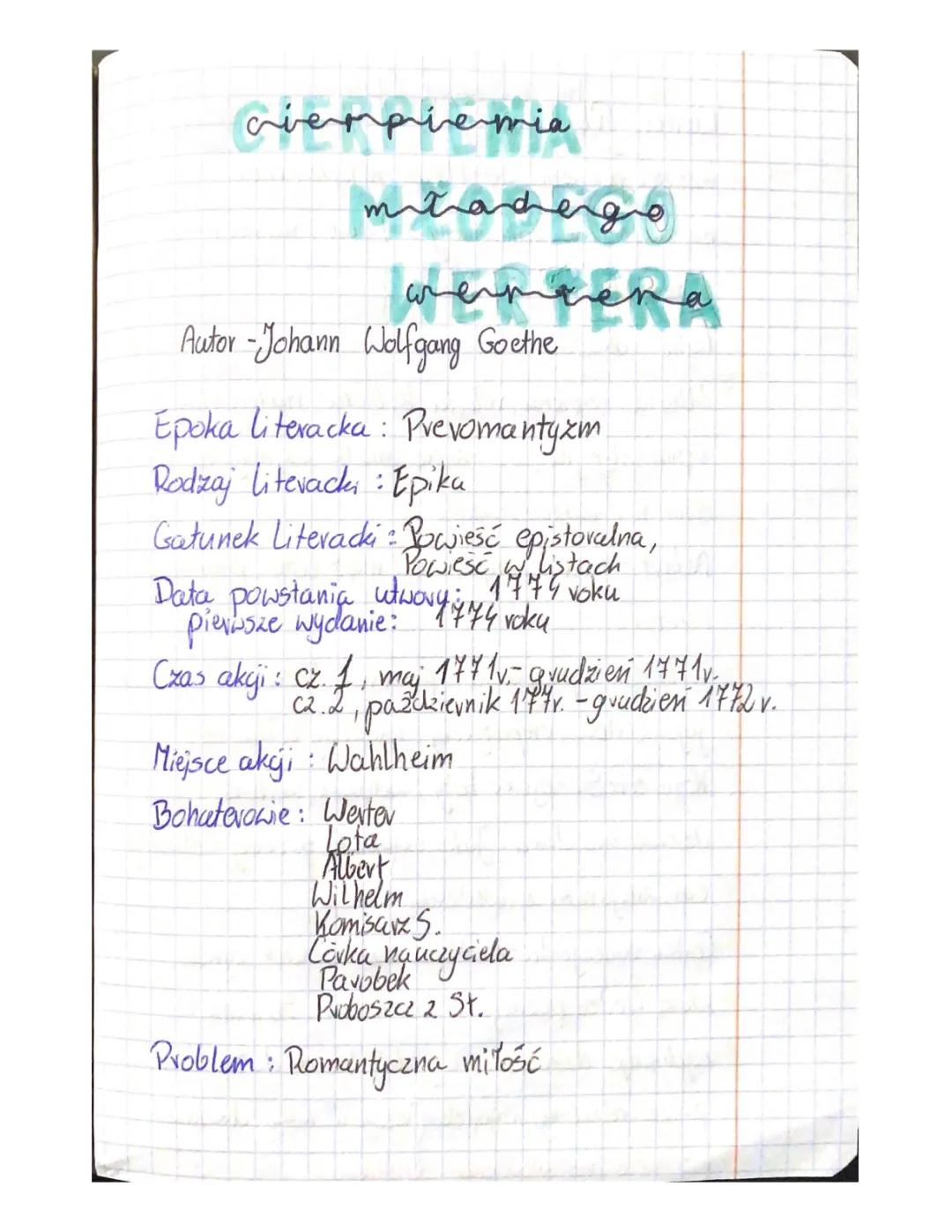 Cierpienia młodego Wertera