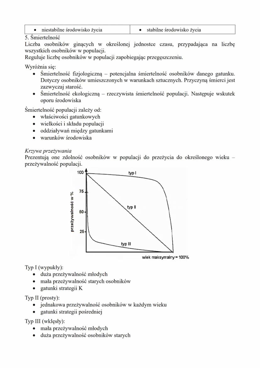 1. Czym jest populacja?
Grupa osobników tego samego gatunku, występująca na danym obszarze w tym samym
czasie.
2. Cechy populacji
Liczebność