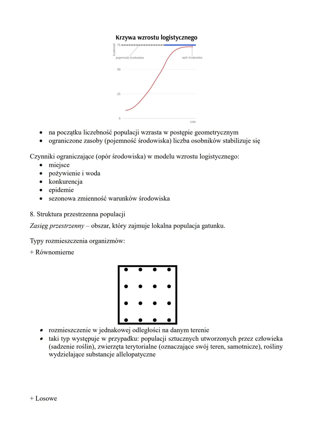 1. Czym jest populacja?
Grupa osobników tego samego gatunku, występująca na danym obszarze w tym samym
czasie.
2. Cechy populacji
Liczebność