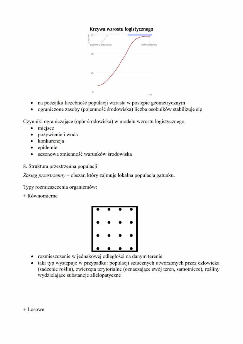 1. Czym jest populacja?
Grupa osobników tego samego gatunku, występująca na danym obszarze w tym samym
czasie.
2. Cechy populacji
Liczebność
