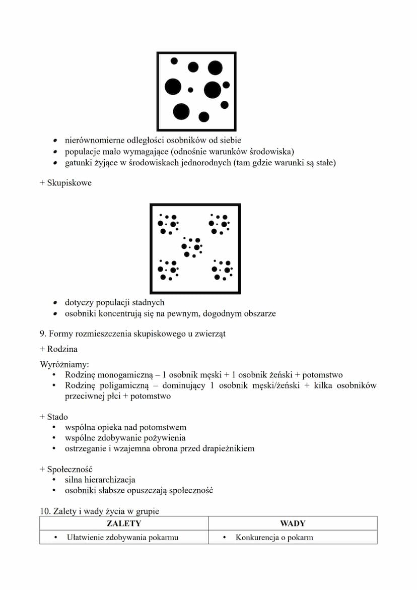 1. Czym jest populacja?
Grupa osobników tego samego gatunku, występująca na danym obszarze w tym samym
czasie.
2. Cechy populacji
Liczebność