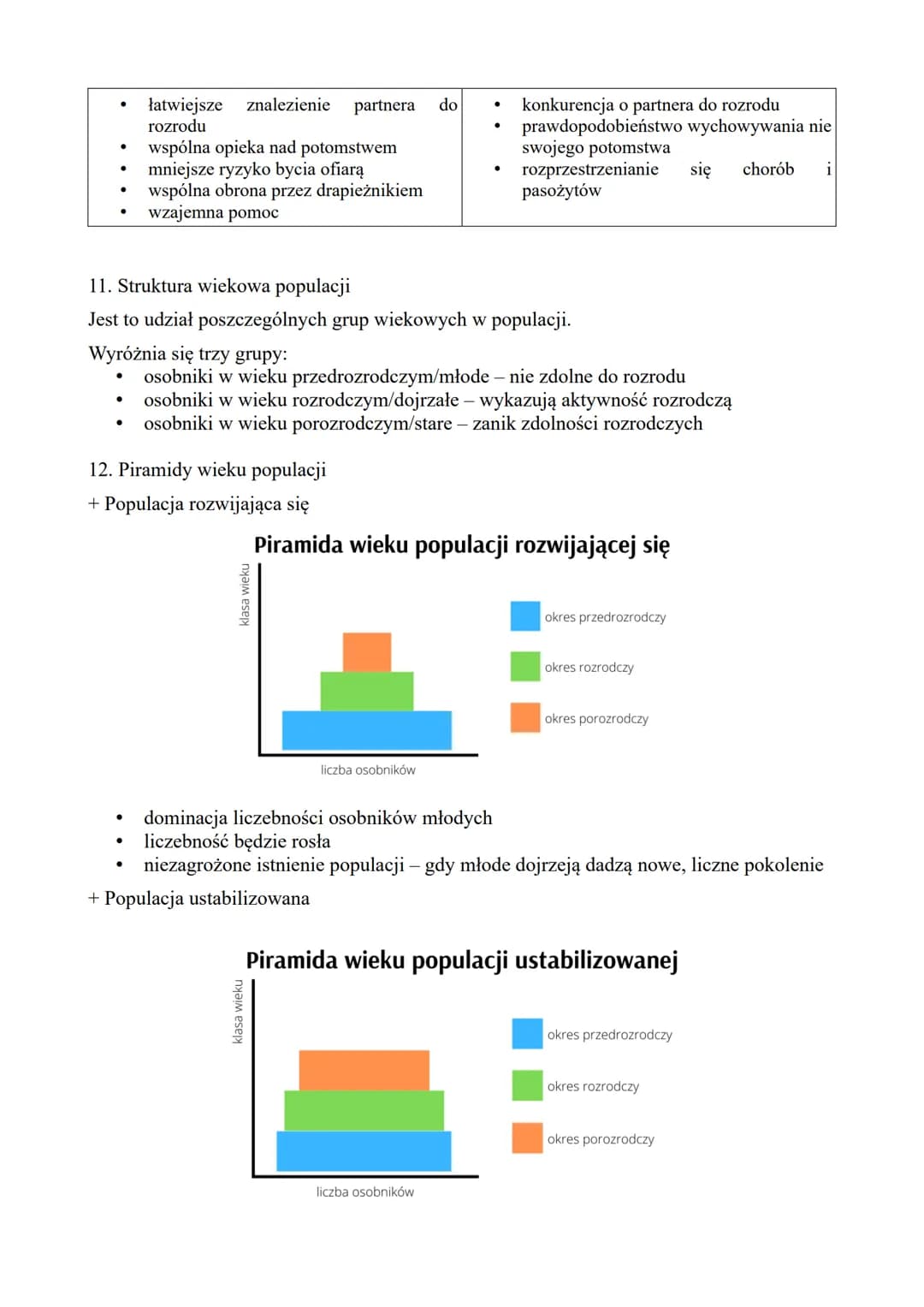 1. Czym jest populacja?
Grupa osobników tego samego gatunku, występująca na danym obszarze w tym samym
czasie.
2. Cechy populacji
Liczebność