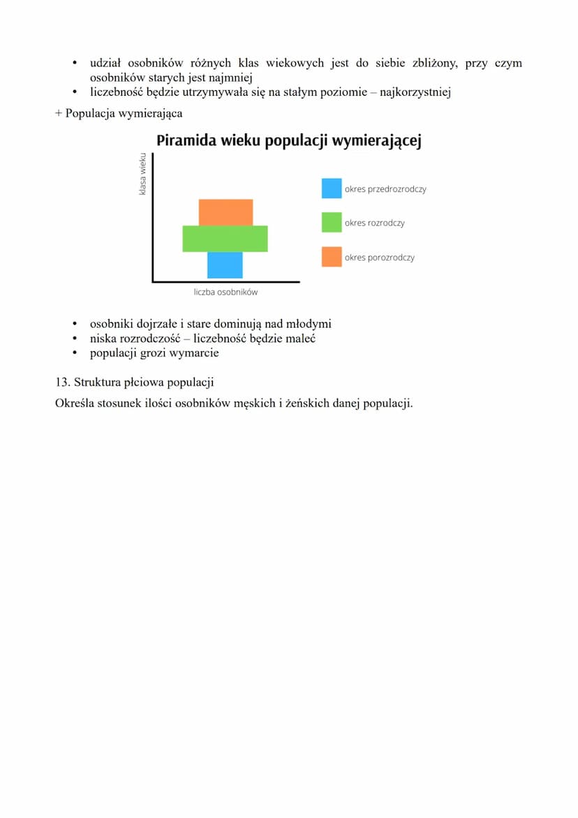 1. Czym jest populacja?
Grupa osobników tego samego gatunku, występująca na danym obszarze w tym samym
czasie.
2. Cechy populacji
Liczebność