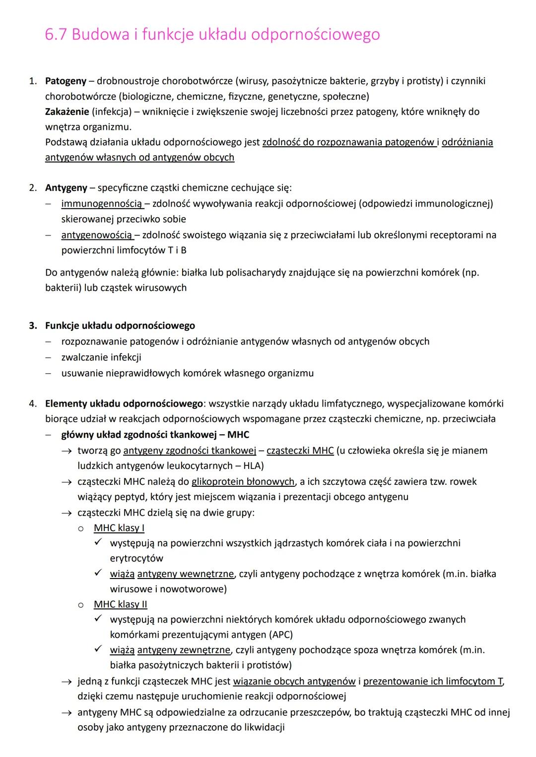 Układ Odpornościowy: Budowa i Funkcje - Biologia Rozszerzona