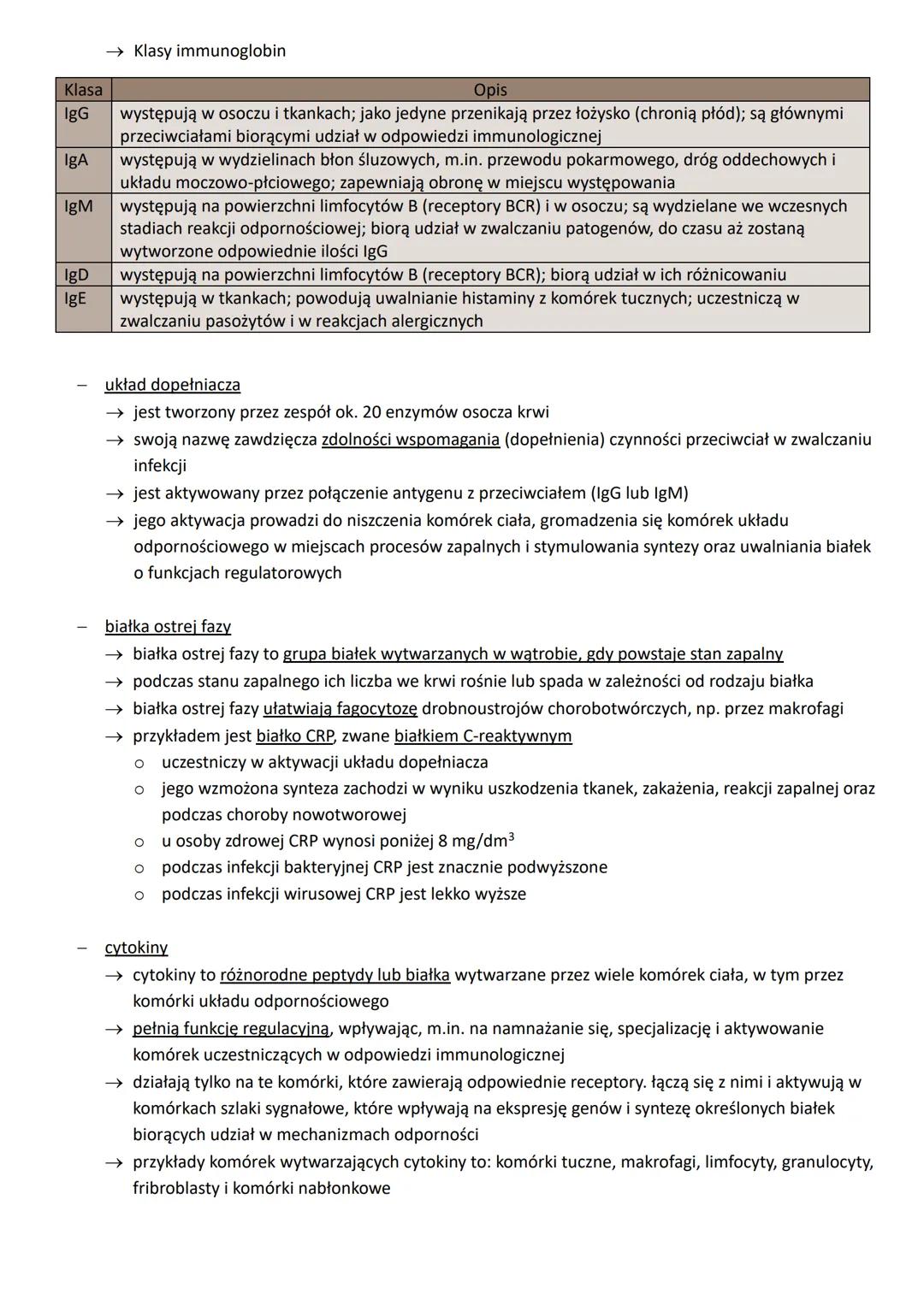 6.7 Budowa i funkcje układu odpornościowego
1. Patogeny - drobnoustroje chorobotwórcze (wirusy, pasożytnicze bakterie, grzyby i protisty) i 