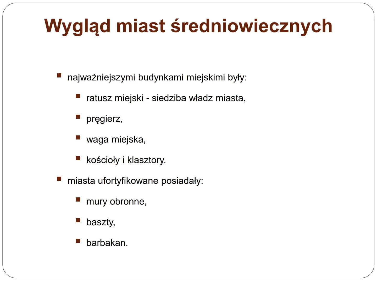 Średniowieczne miasto i wieś p.n.e.
n.e.
476 r.
UPADEK CESARSTWA
ZACHODNIORZYMSKIEGO
Oś czasu
średniowiecze
nowożytność XIX wiek współczesno