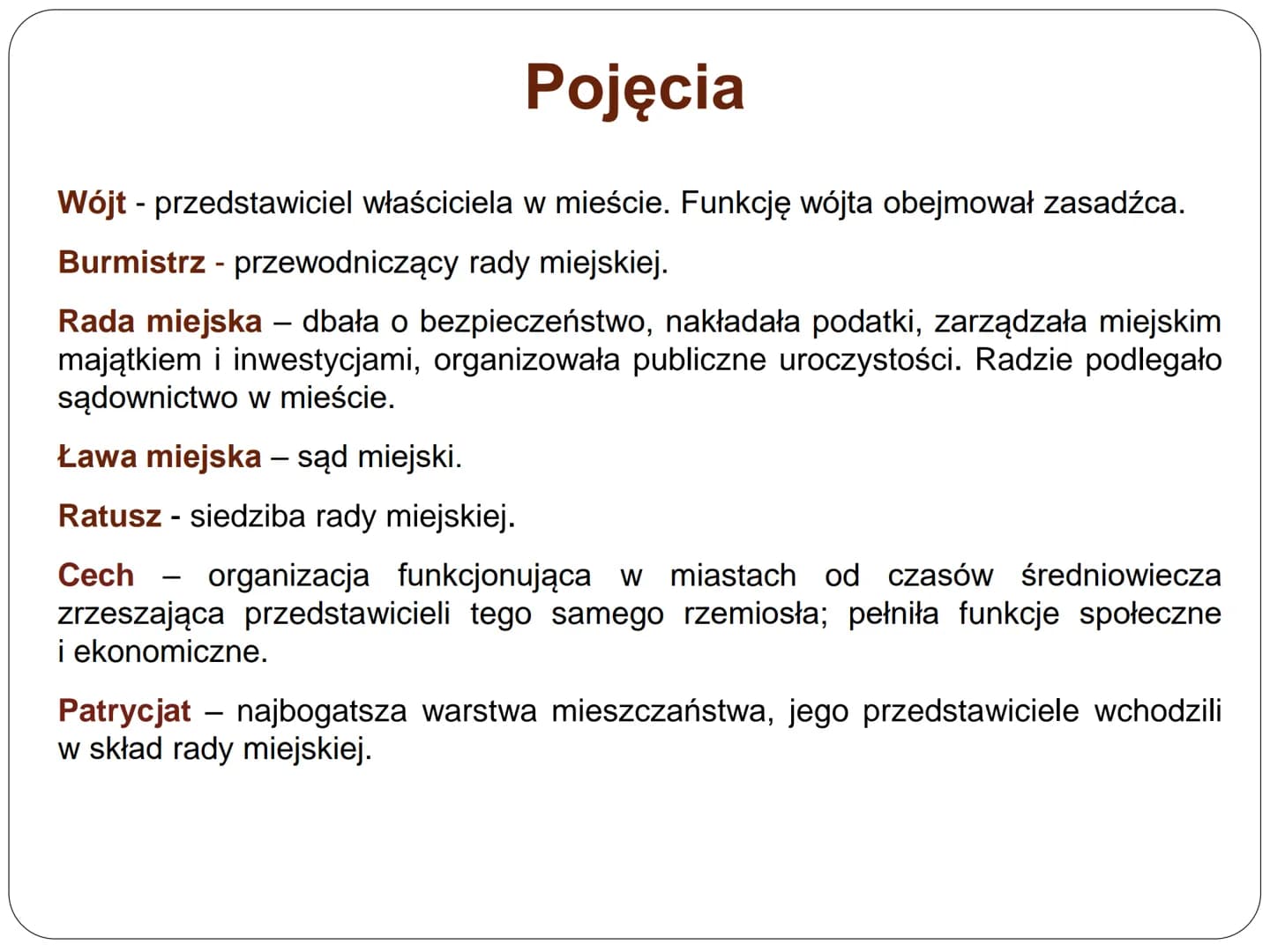 Średniowieczne miasto i wieś p.n.e.
n.e.
476 r.
UPADEK CESARSTWA
ZACHODNIORZYMSKIEGO
Oś czasu
średniowiecze
nowożytność XIX wiek współczesno