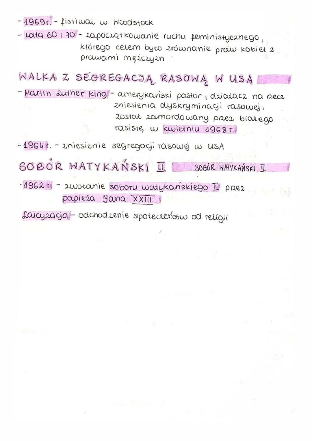 Przemiany Społeczne I Kulturowe W Drugiej Połowie 20 Wieku Przemiany społeczne i kulturowe w drugiej połowie 20 wieku notatka