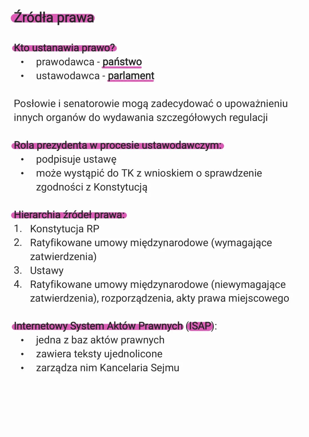Podstawy prawa
Normy prawne
Termin "prawo">
znaczenie podmiotowe - przynależność do konkretnego
podmiotu i możliwość korzystania z niego
zna