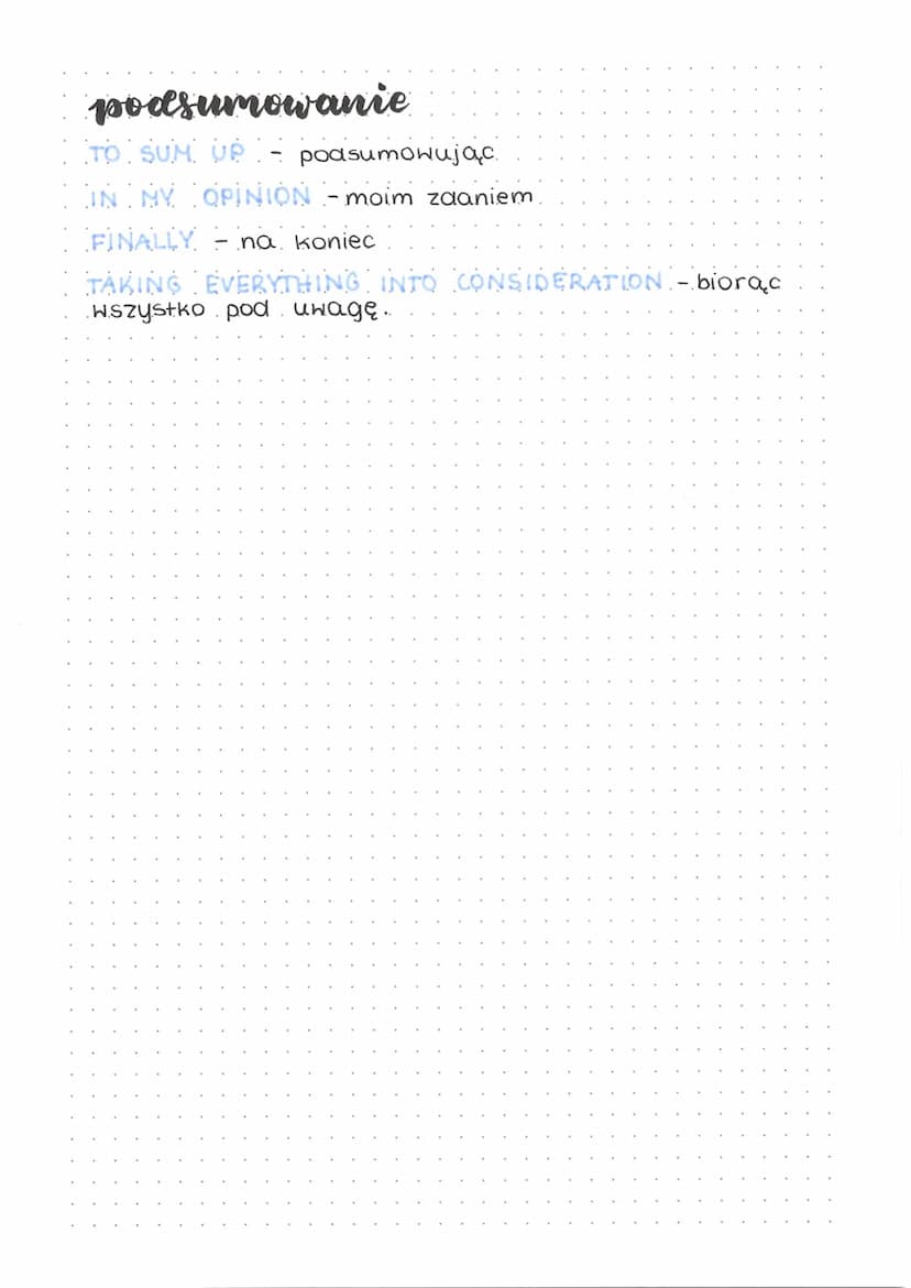 Resprank a
pe: angiersku
@_notateczkii
PRZYDATNE ZWROTY :
wstęp
►NOWADAYS -w dzisiejszych czasach.
→MORE AND MORE PEOPLE. coraz więcej ludzi