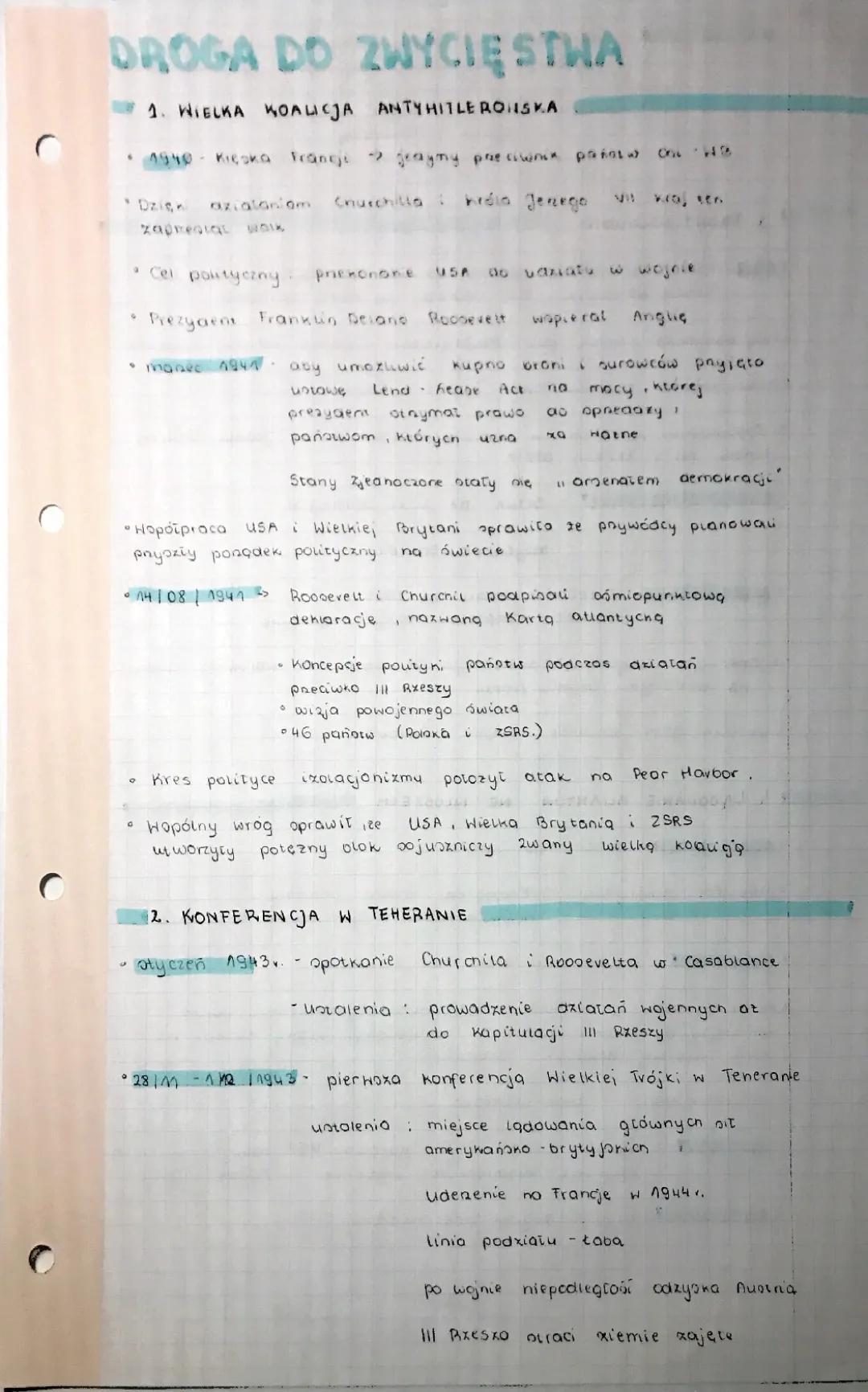 Historia wielkiej koalicji zwycięstwa